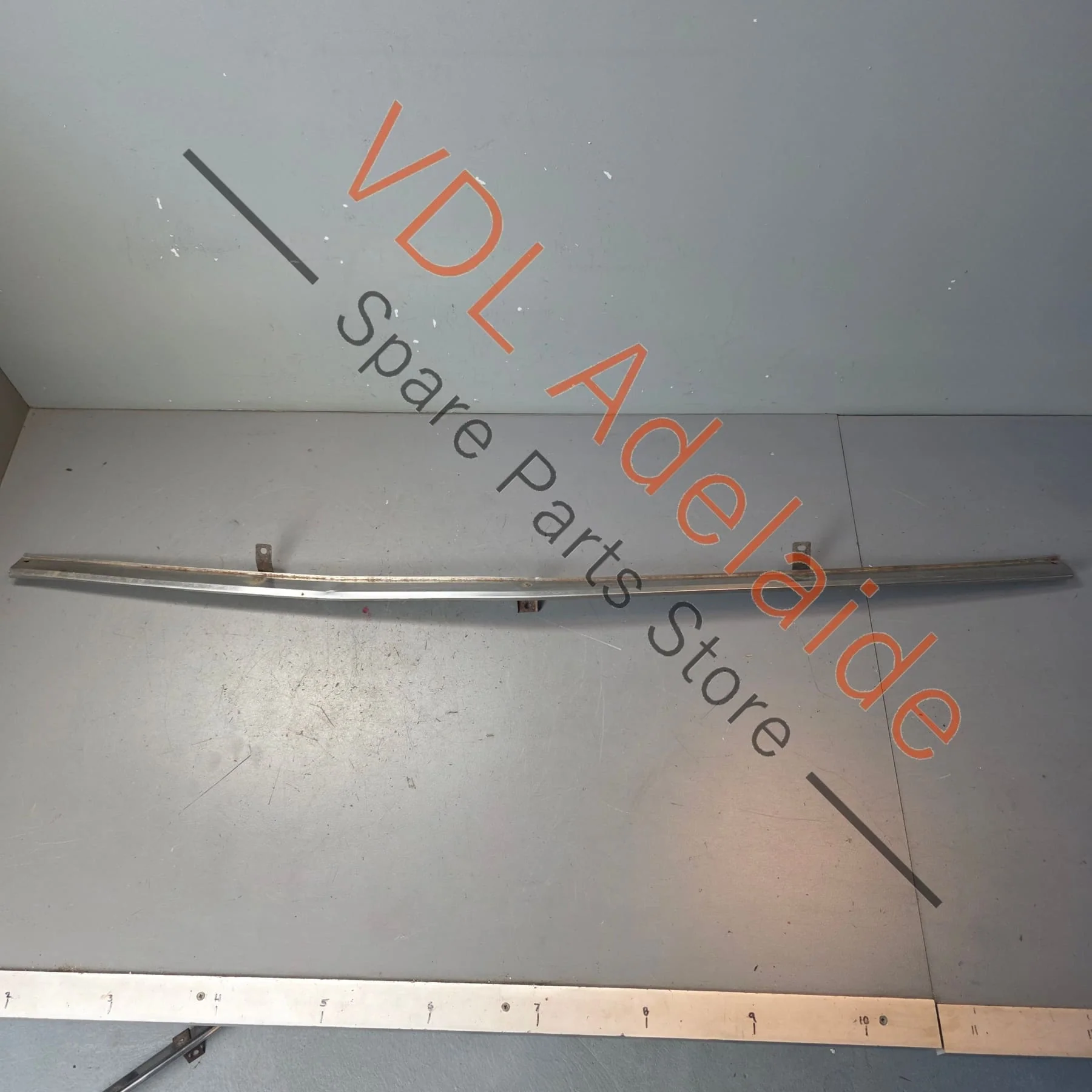 Datsun 1600 510 1968-1972 Front Grille Lower Chrome Molding Moustache Trim #02 - Image 8