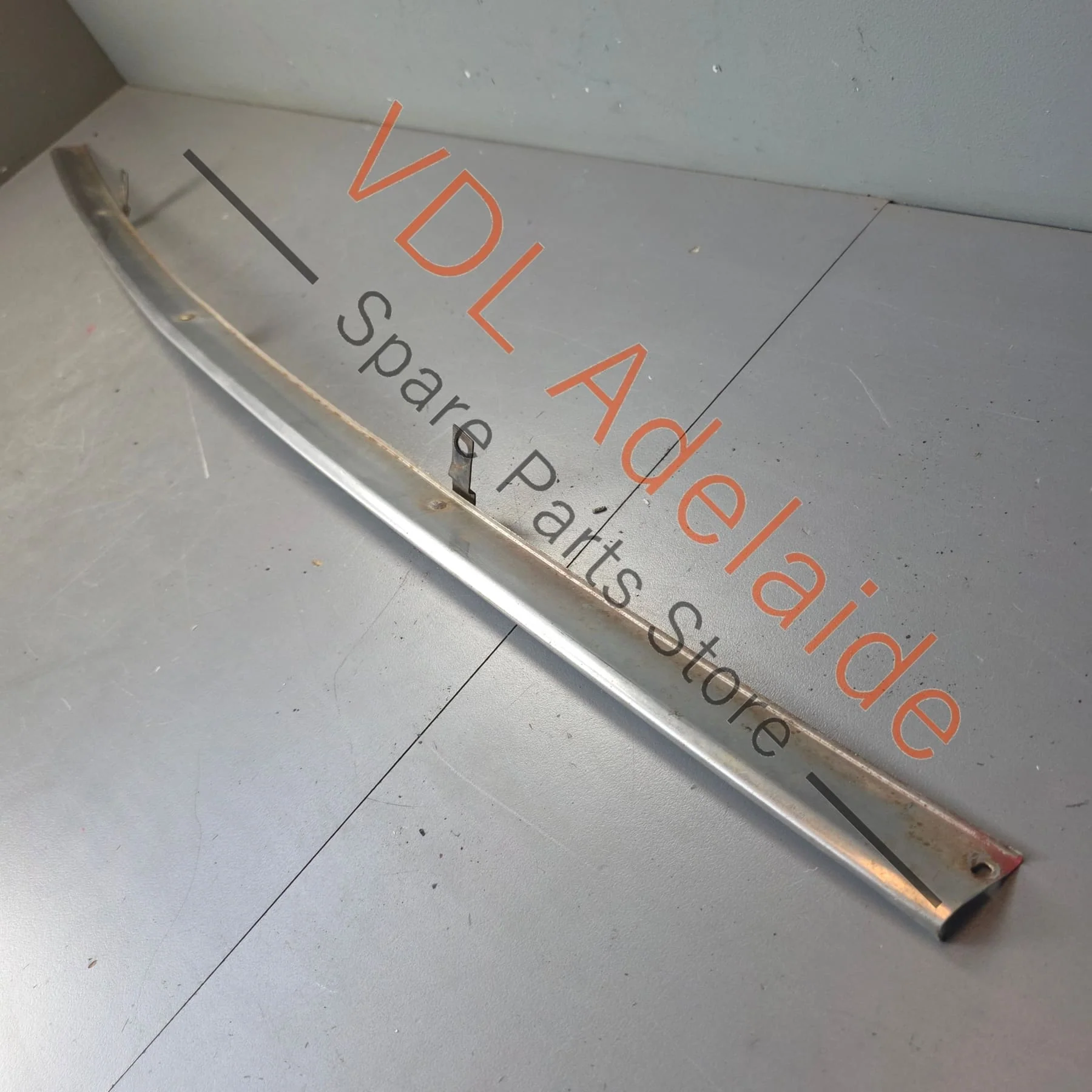 Datsun 1600 510 1968-1972 Front Grille Lower Chrome Molding Moustache Trim #04 - Image 9
