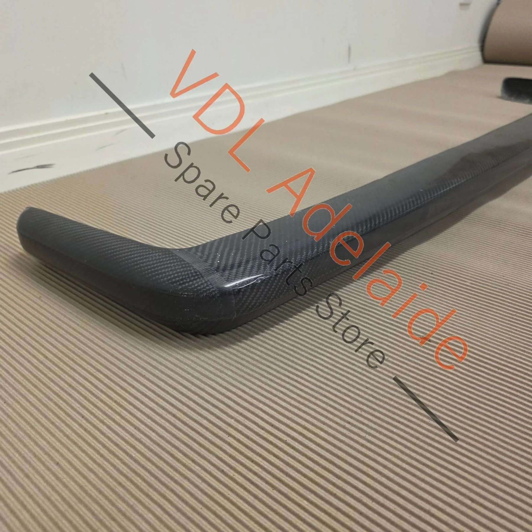Datsun 510 1600 Bluebird Lightweight Exposed Carbon Fibre REAR Bumper Bar Skin only. Unfinished, only 650g! Aftermarket - Image 9