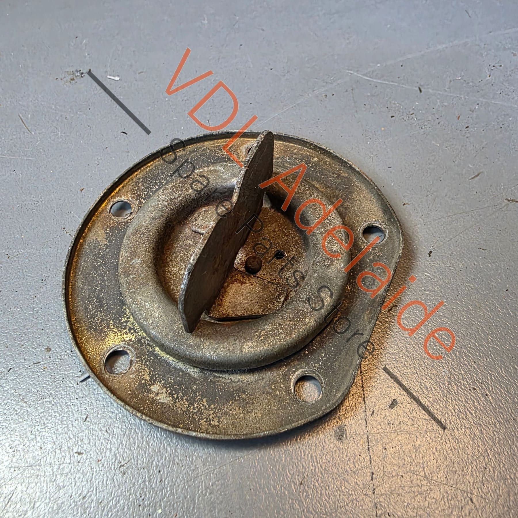 Datsun 1600 510 Fuel Filler Cap with Mounting Cover Bracket #02 - Image 3