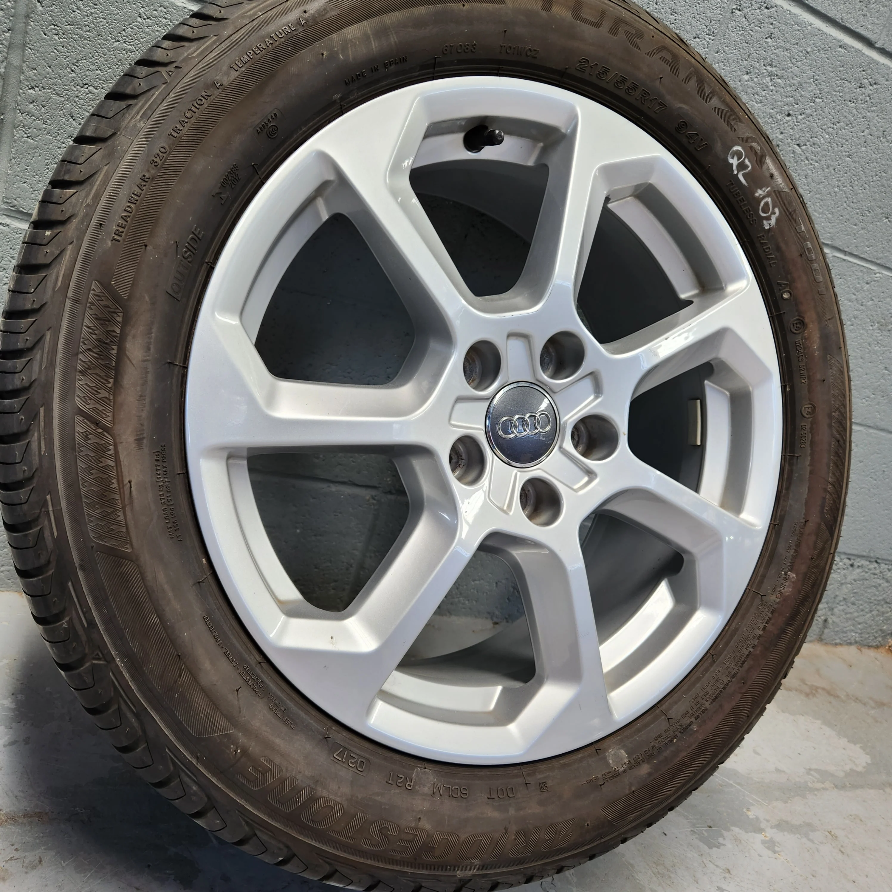 1x Genuine Audi Q2 Alloy Wheels 17 x 7J ET45 5x112 81A601025D #03 - Image 6