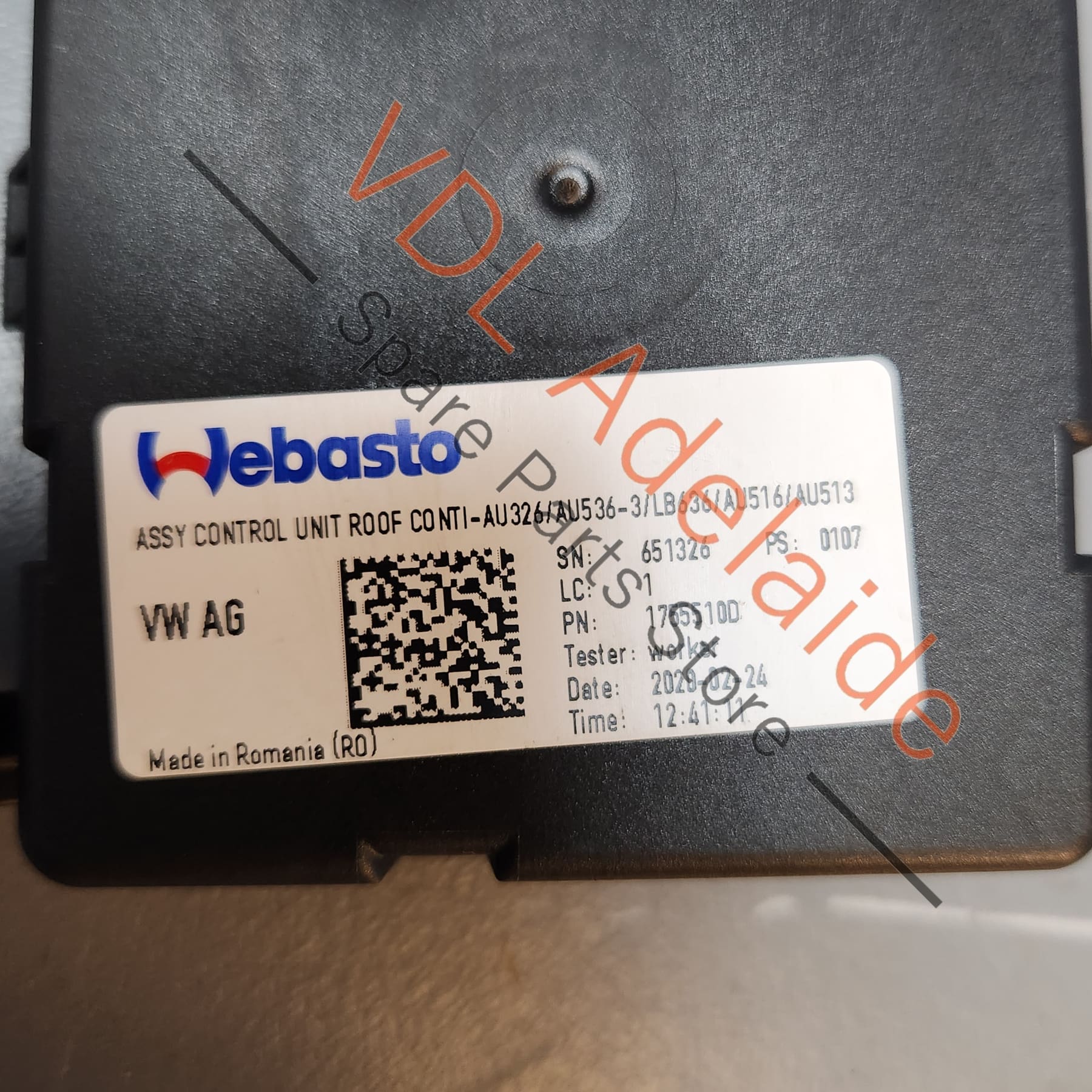 Audi Panoramic Sunroof Control Module 4K0907594AC - Image 7