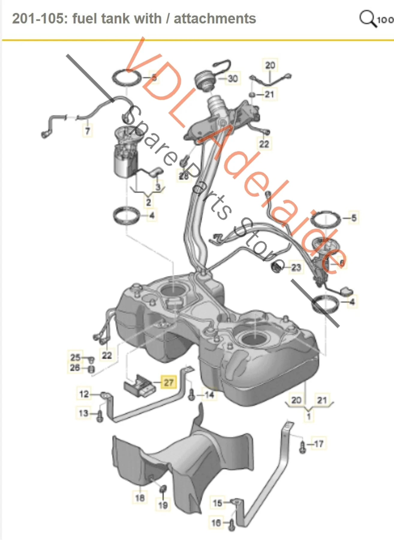 Audi RS3 RSQ3 Fuel Pump Control Module 4N0906093D 4N0906093E - Image 2