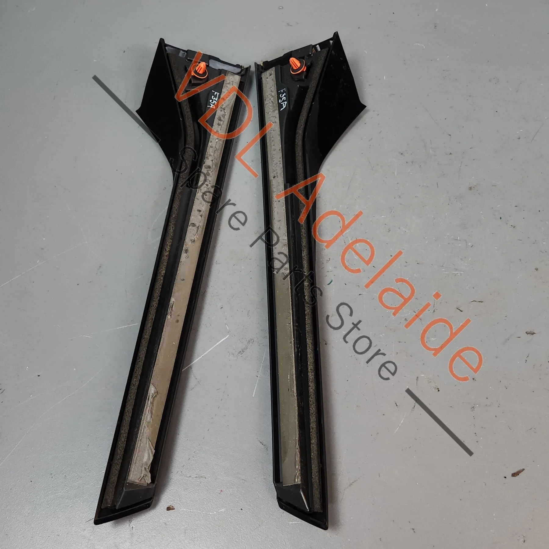 Audi Q3 RSQ3 F3 Rear Boot Hatch Window Spoiler Trim Molding Set Pair Gloss Black 83A854871 83A854872 - Image 6