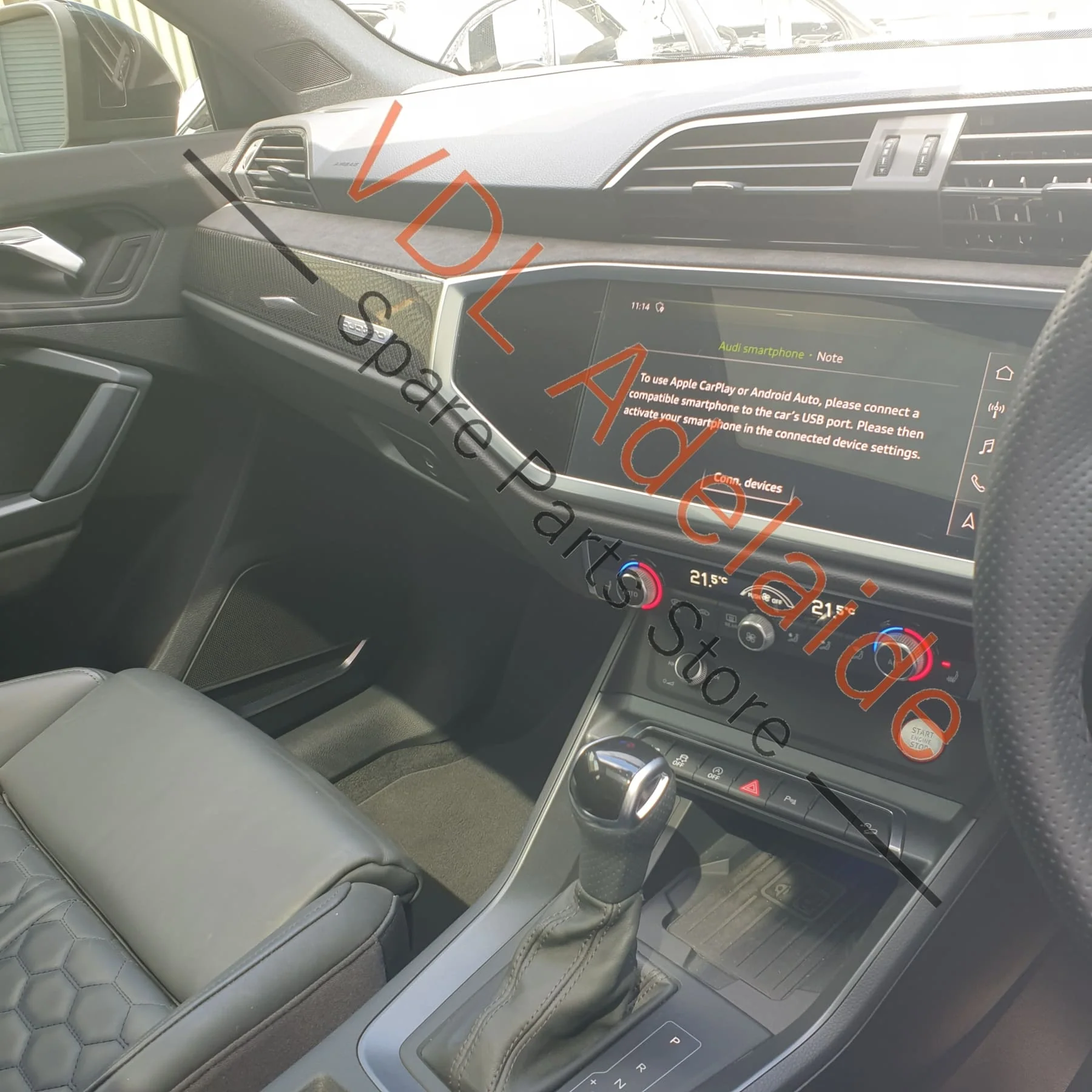 Audi RSQ3 F3 High Gloss Black Dashboard Trim Inlay for RHD 83C853189A V58 - Image 3