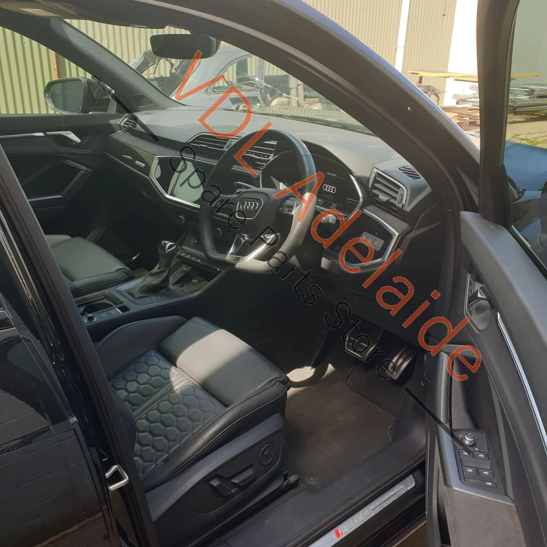 Audi Q3 RSQ3 F3 Door Speaker Trim Cover Right Side 83A035424A VY1 Slate Grey - Image 4
