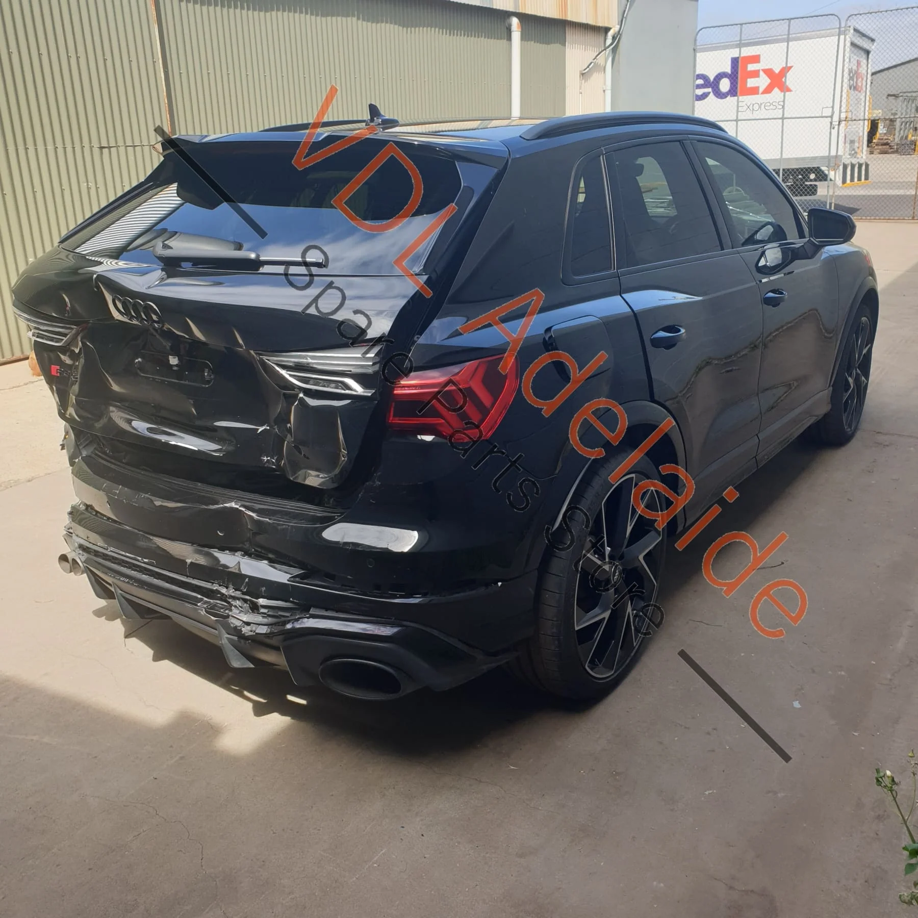 Audi RSQ3 Q3 F3 Rear Right Door Exterior B Pillar Trim Molding Gloss Black 83A839902A - Image 4