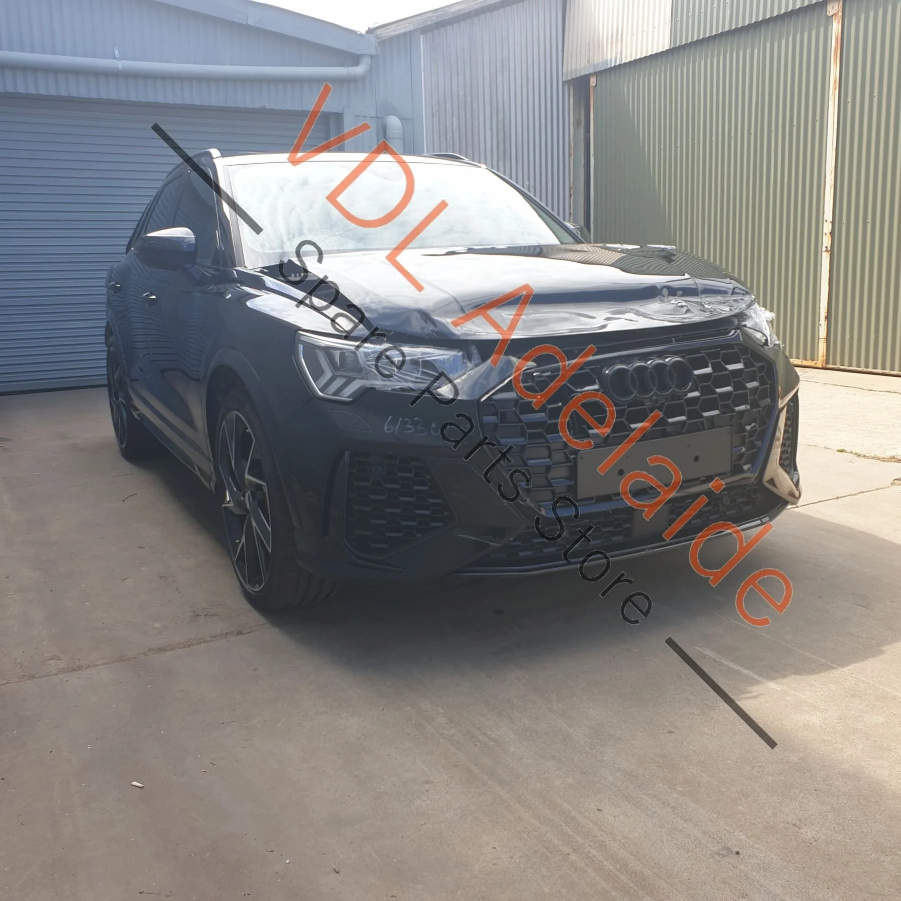 Audi RSQ3 Q3 F3 Front Right Door Exterior B Pillar Trim Molding Gloss Black 83A837902A - Image 3