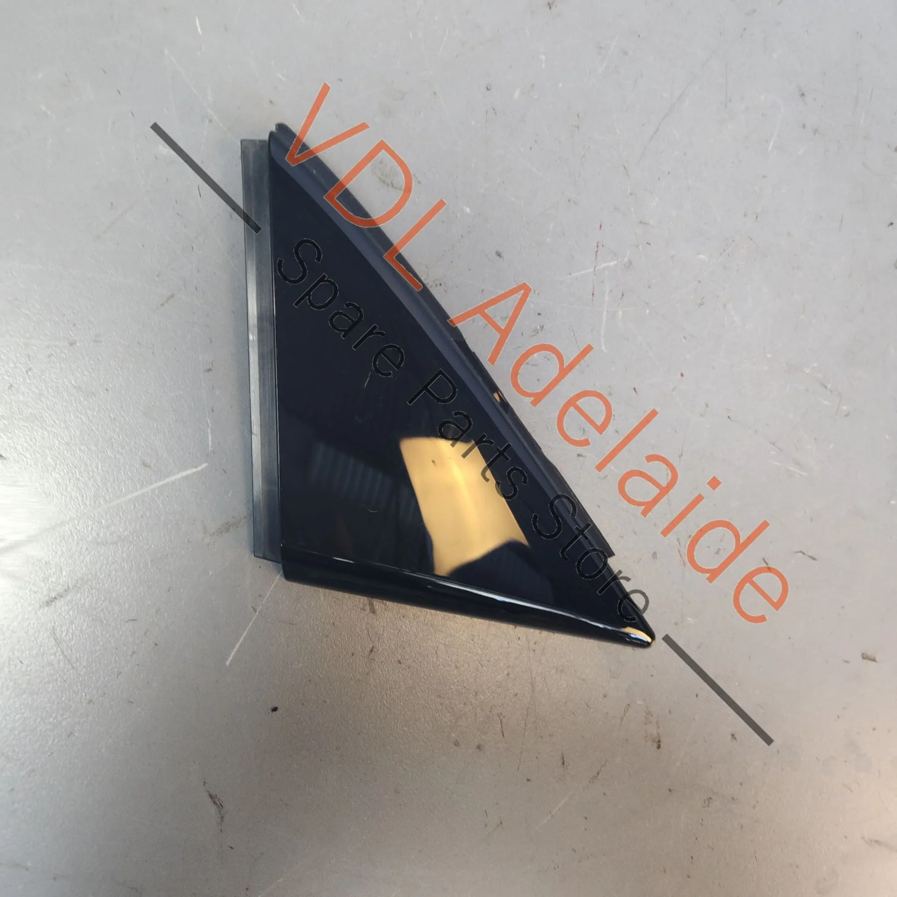 Audi RSQ3 Q3 F3 Front Left Door Exterior A Pillar Corner Trim Molding Gloss Black 83A837637B - Image 5