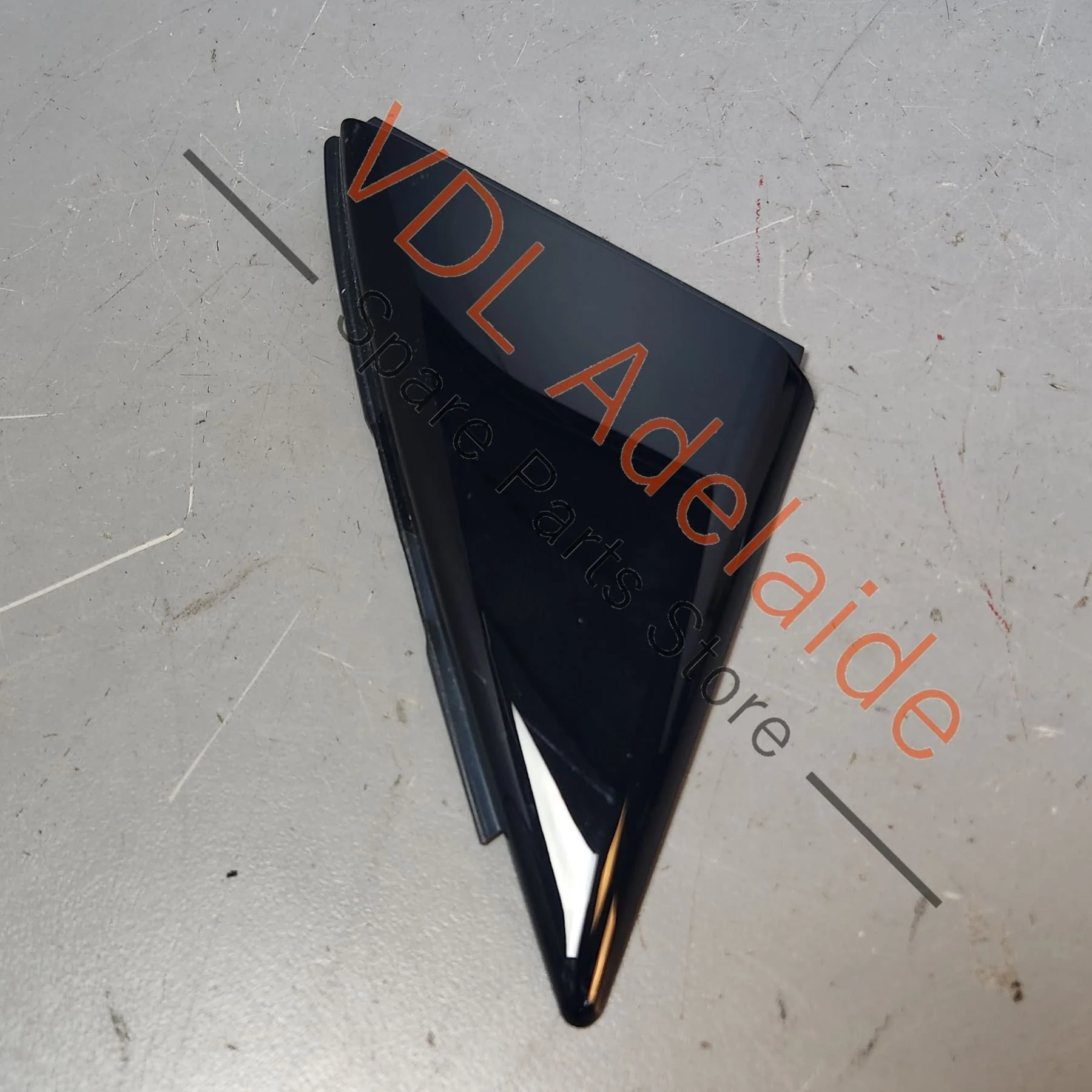 Audi RSQ3 Q3 F3 Front Right Door Exterior A Pillar Corner Trim Molding Gloss Black 83A837638B - Image 6