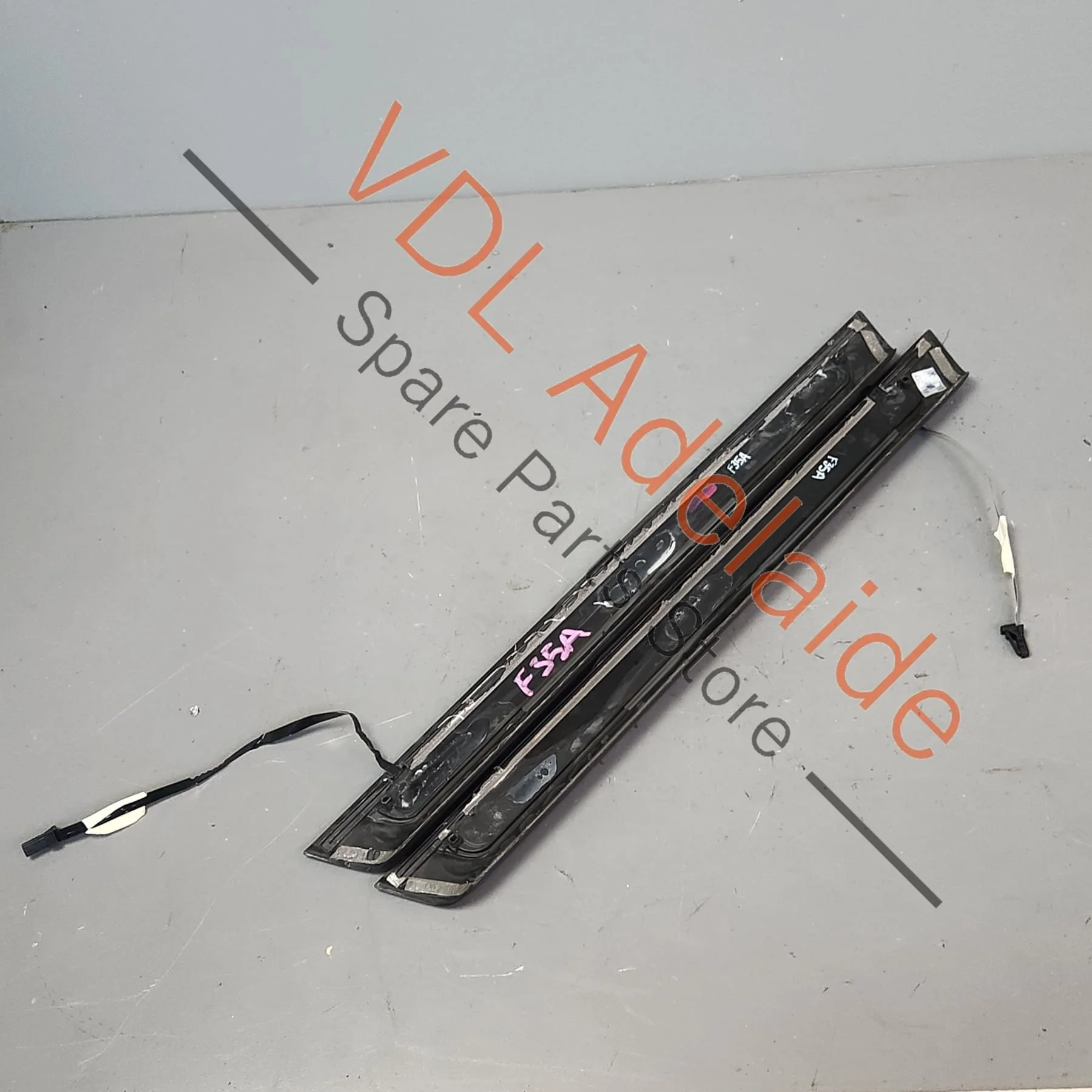 Audi RSQ3 F3 Pair of Illuminated Door Trim Scuff Plates Trim 83A947418B 83A947417B - Image 12