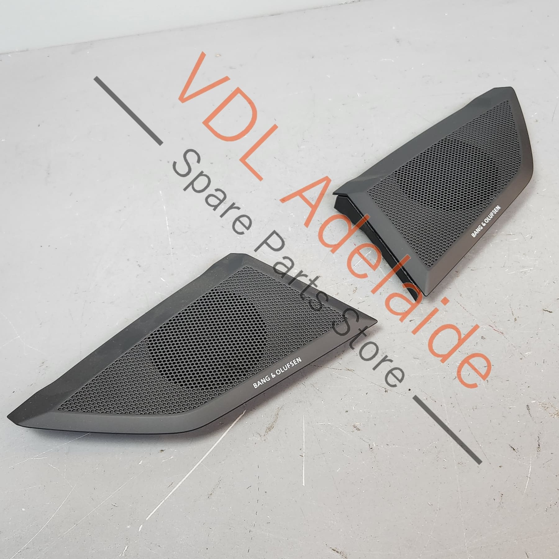 Audi Q3 RSQ3 F3 B&O Bang Olufsen Speaker Covers for Dashboard 83A857227 83A857228