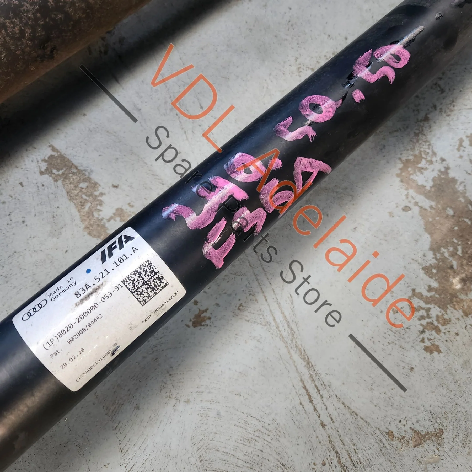 Audi RSQ3 F3 Cardan Propeller Tail Shaft 83A521101A