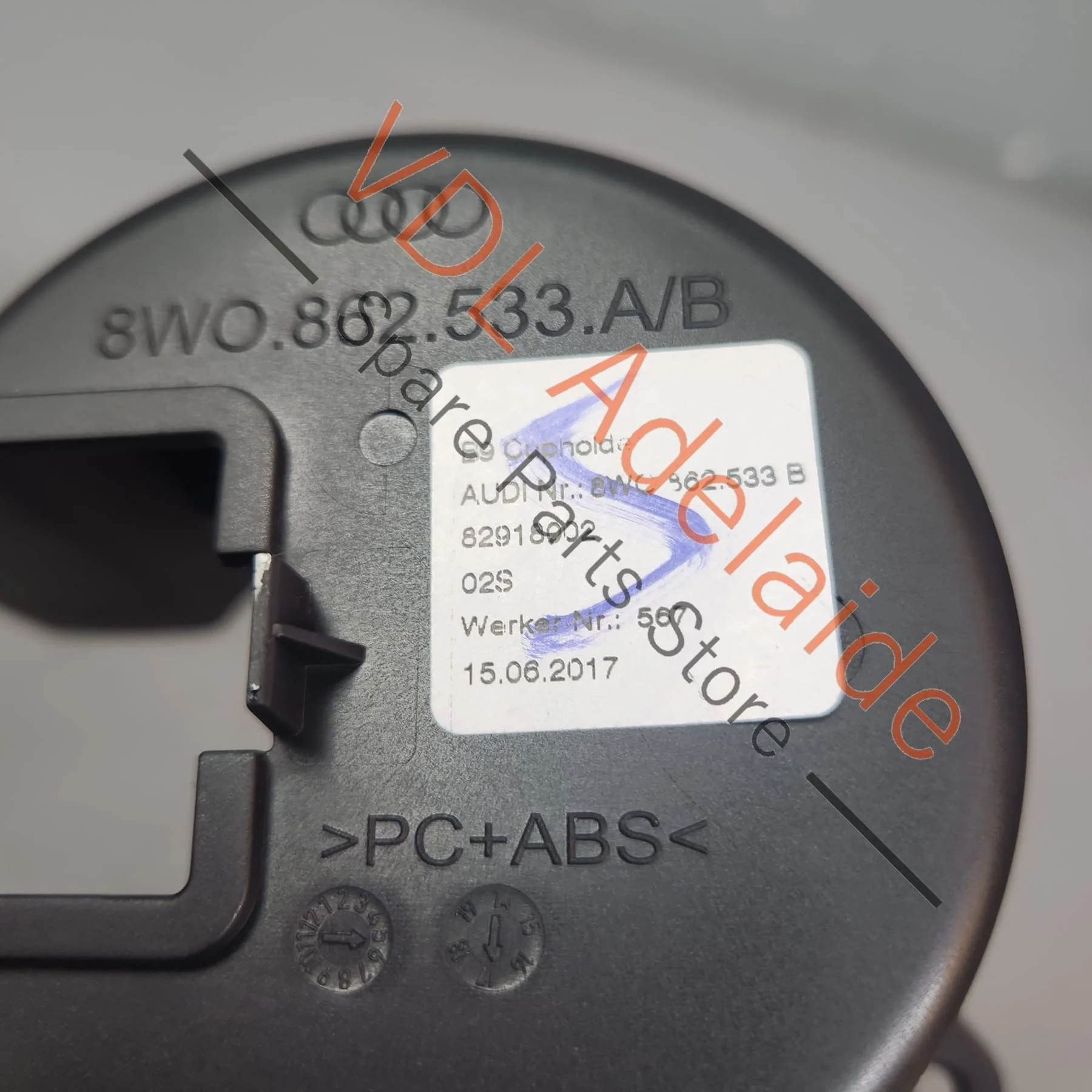 Audi A4 S4 B9 Centre Console Cup Drinks Holder 8W0862533B 8W0862145 - Image 7