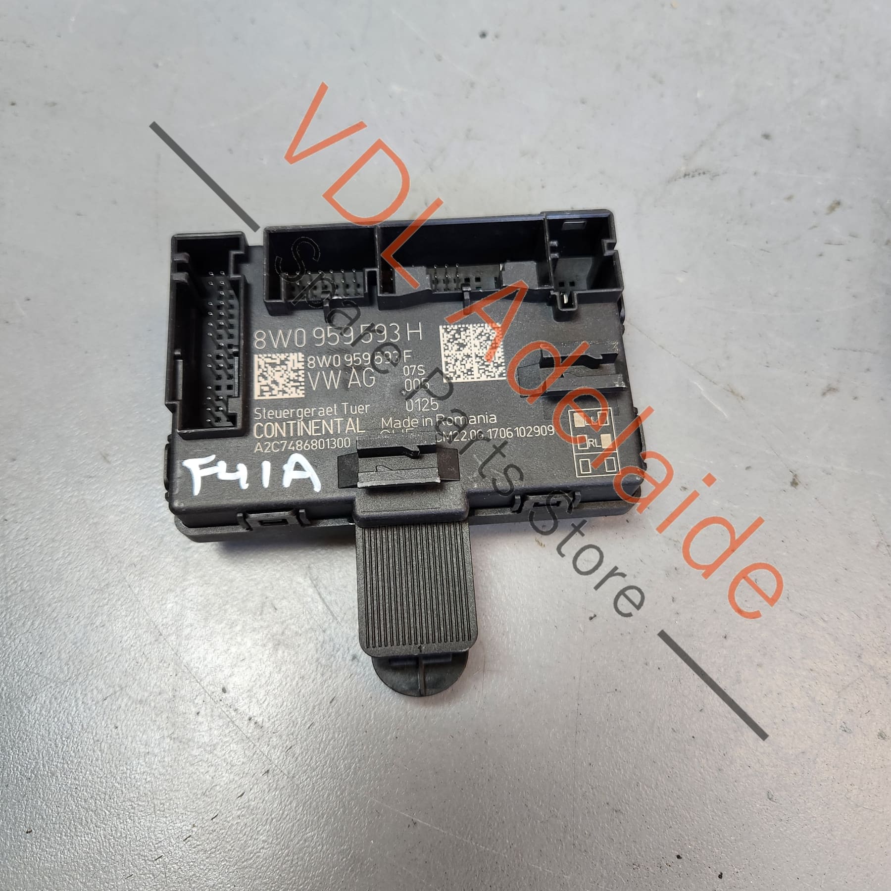 Audi A4 B9 Front Drivers Side Door Control Module 4M0959793H 8W0959793H