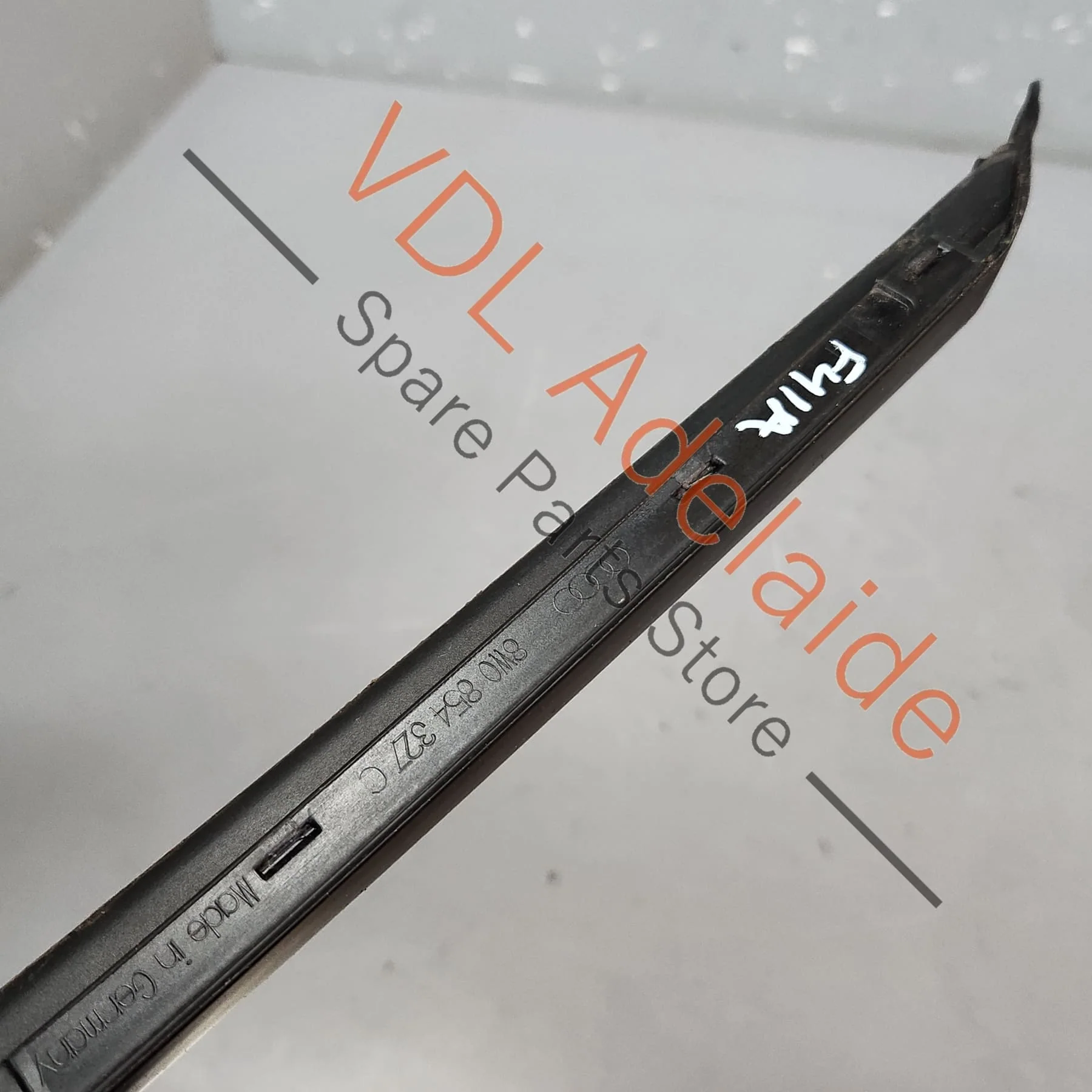 Audi A4 S4 RS4 Front Windscreen Water Deflector Strip Rubber Molding Left 8W0854327C  9B9 - Image 6