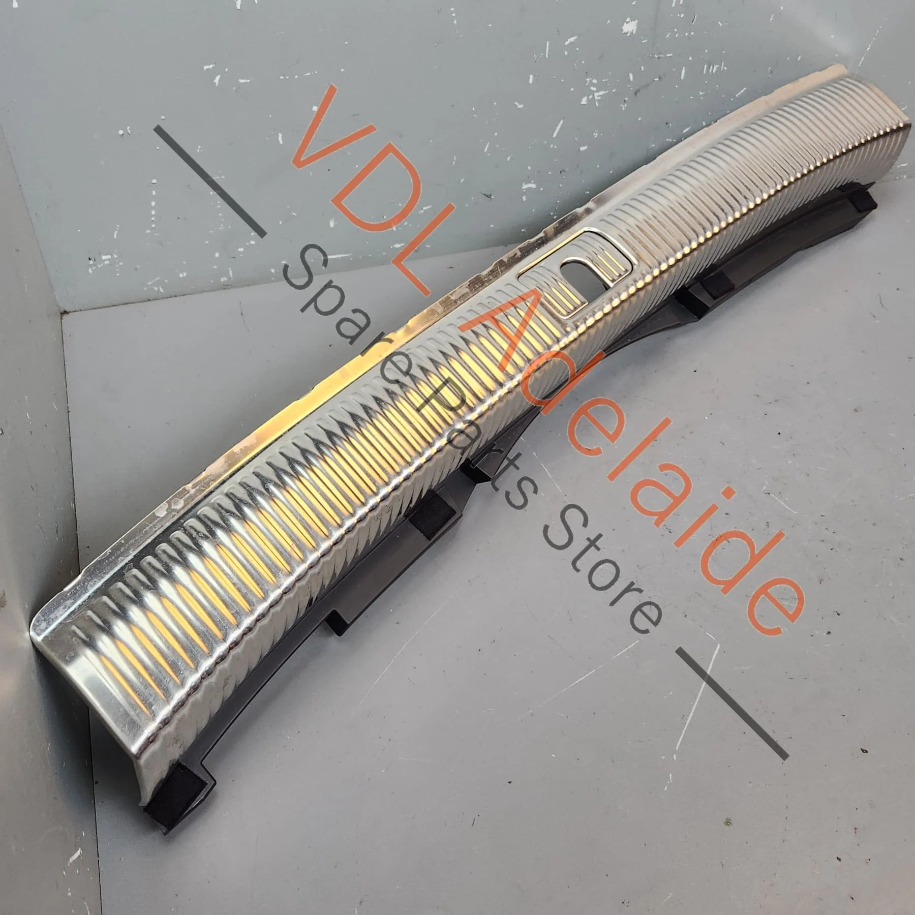 Audi A4 Wagon Avant Boot Loading Edge Trim Strip Interior Panel Stainless 8W9864483B - Image 5