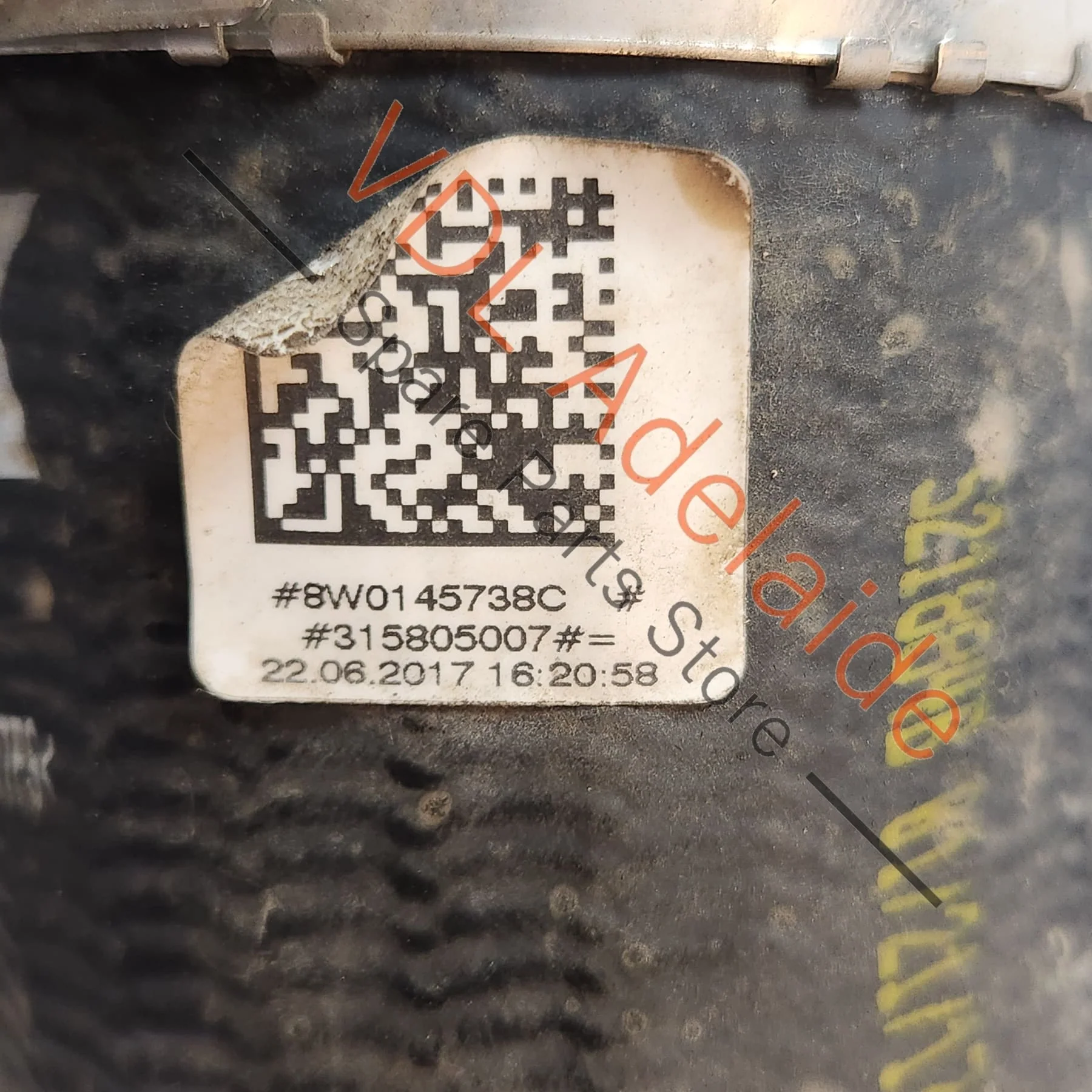 Audi S4 B9 3.0L Right Side Intercooler Pressure Hose Pipe 8W0145738C - Image 6