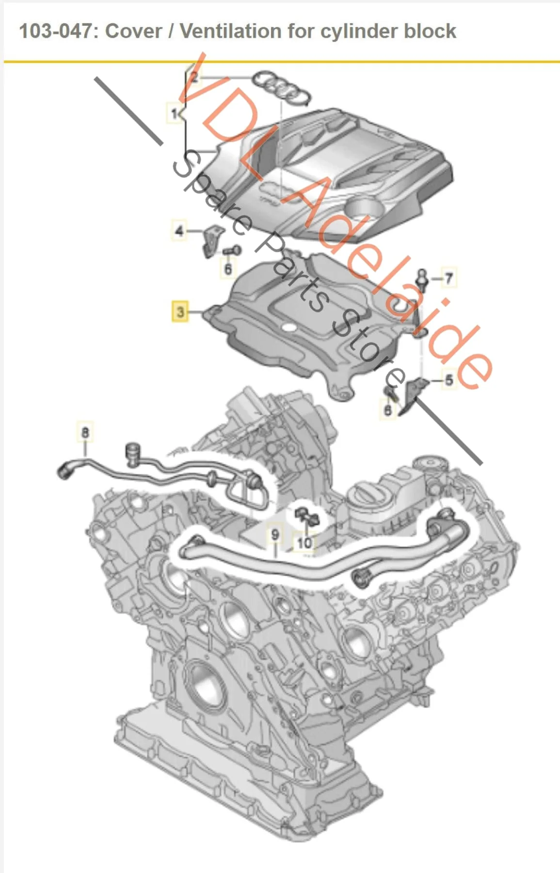 Audi S4 Engine Turbo Heat Shield Foil Cover 06M103097K - Image 2