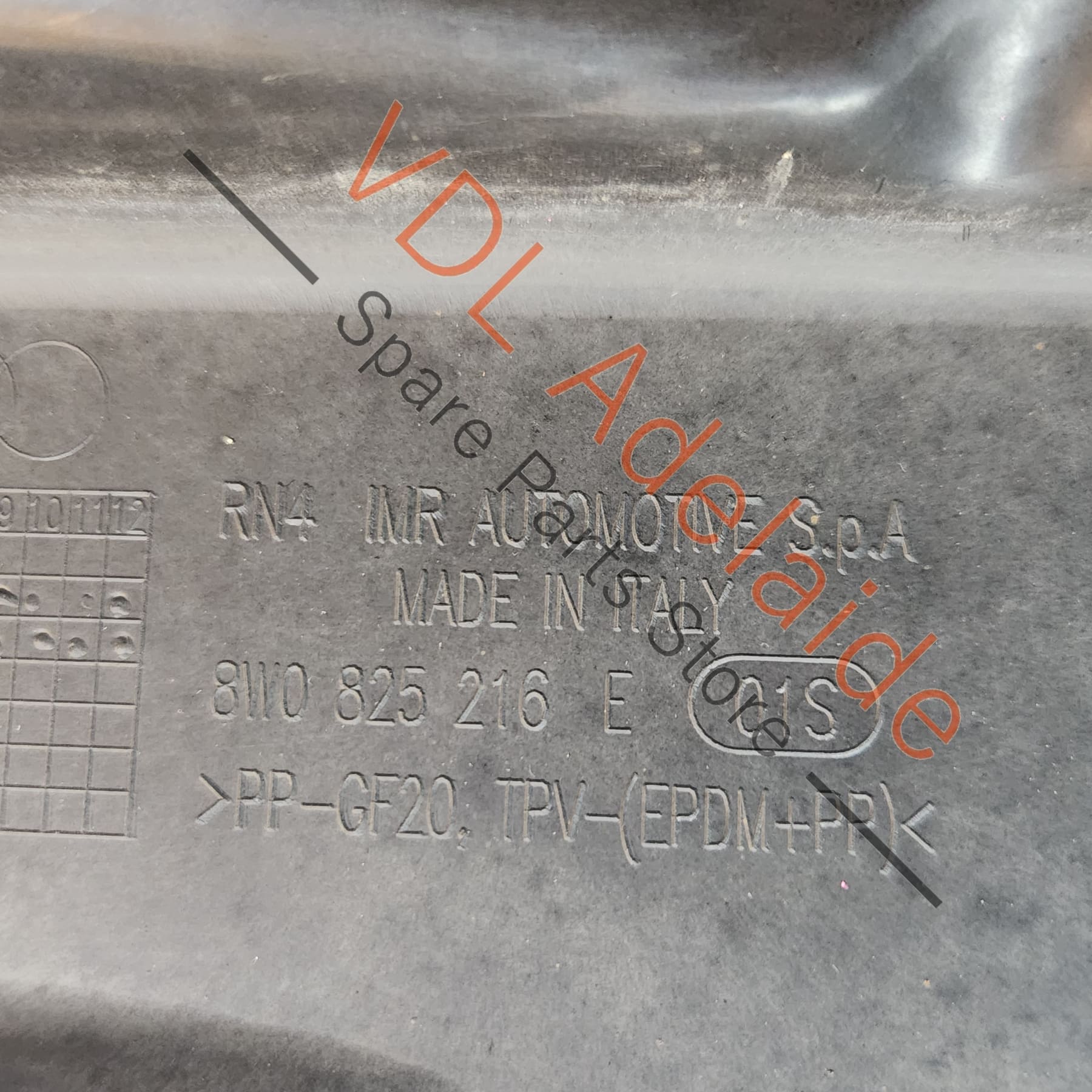 Audi A4 S4 B9 Right Rear Underbody Trim Splash Shield 8W0825216F 8W0825216E - Image 5