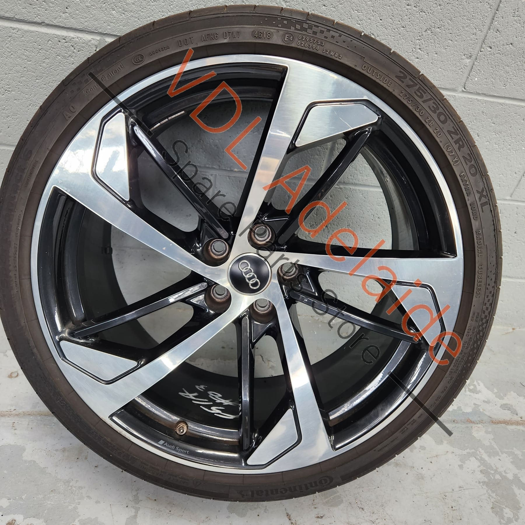 Audi RS5 Alloy Wheel 20 x 9 ET26 Diamond Cut 5 Spoke #03 - Image 2
