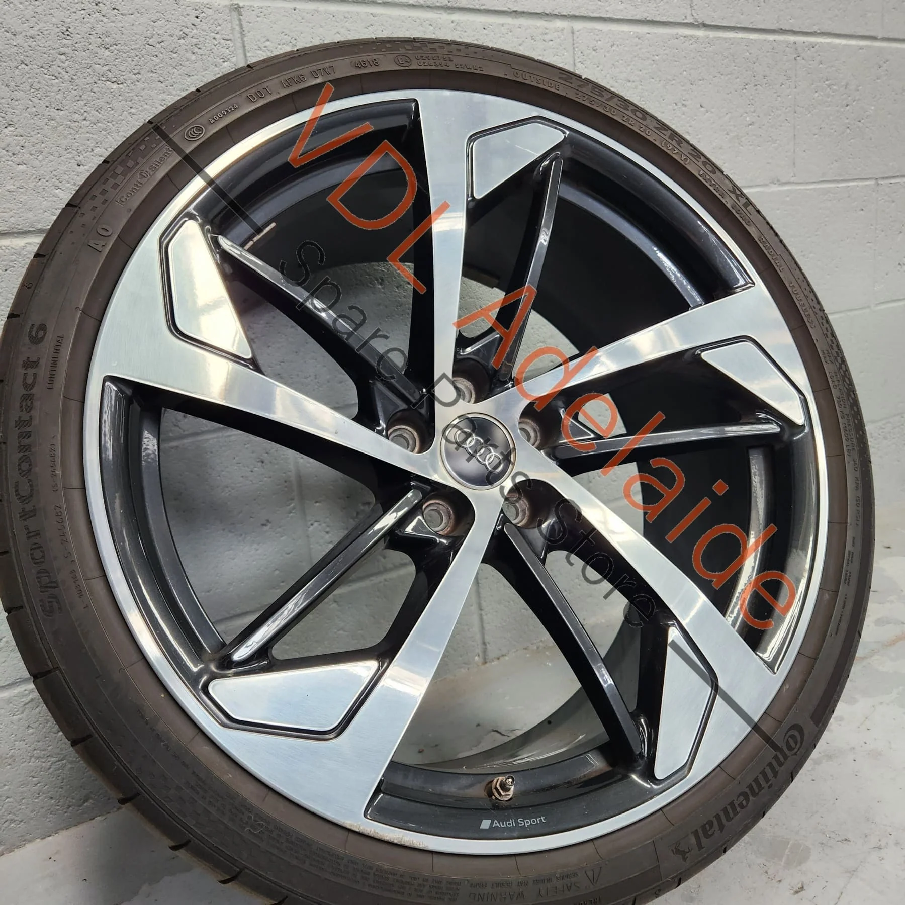 Audi RS5 Alloy Wheel 20 x 9 ET26 Diamond Cut 5 Spoke #03 - Image 3