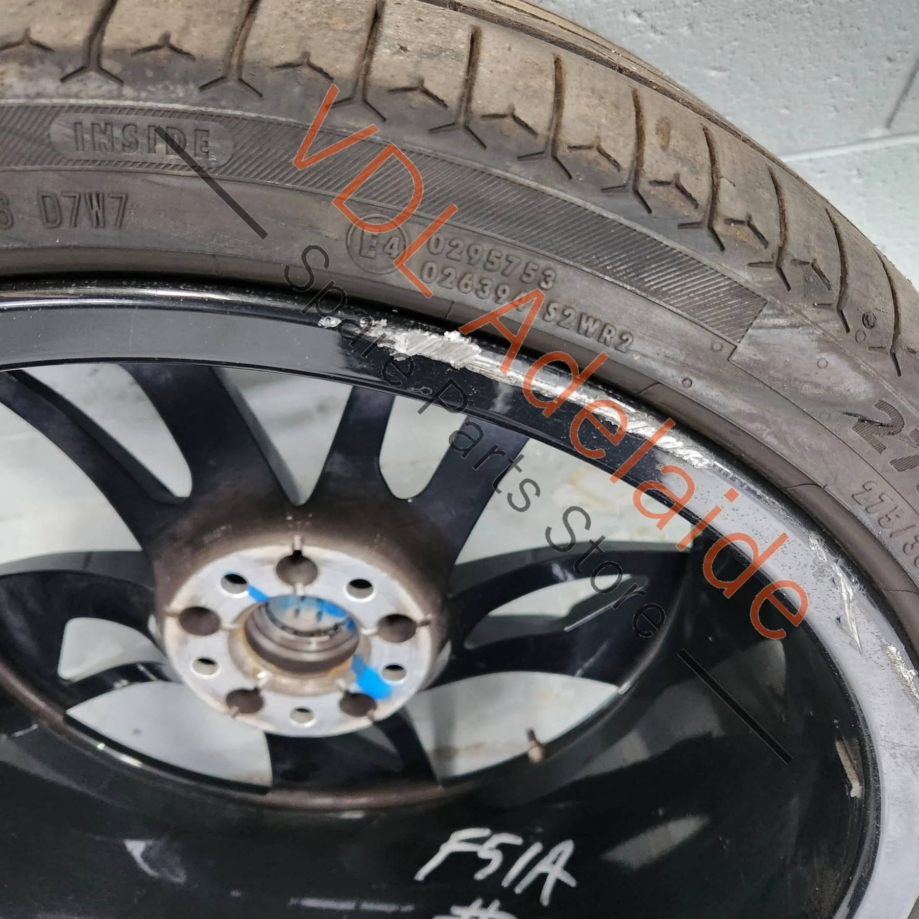 Audi RS5 Alloy Wheel 20 x 9 ET26 Diamond Cut 5 Spoke #03 - Image 7