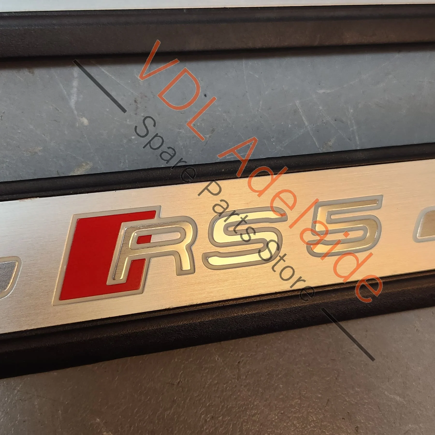 Genuine Audi RS5 F5 B9 Front Illuminated Sill Trim Strips Left & Right 8W0947417C 9B9 8W0947418C 9B9 - Image 2