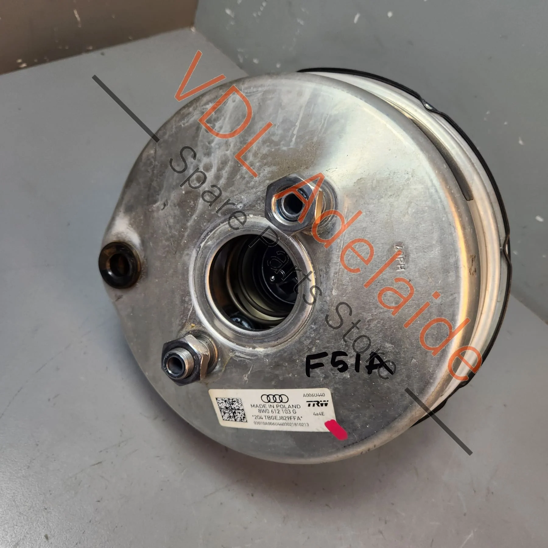 Audi 2017-2022 Brake Vacuum Servo Booster 8W0612107B 8W0612107C 8W0612103G - Image 3