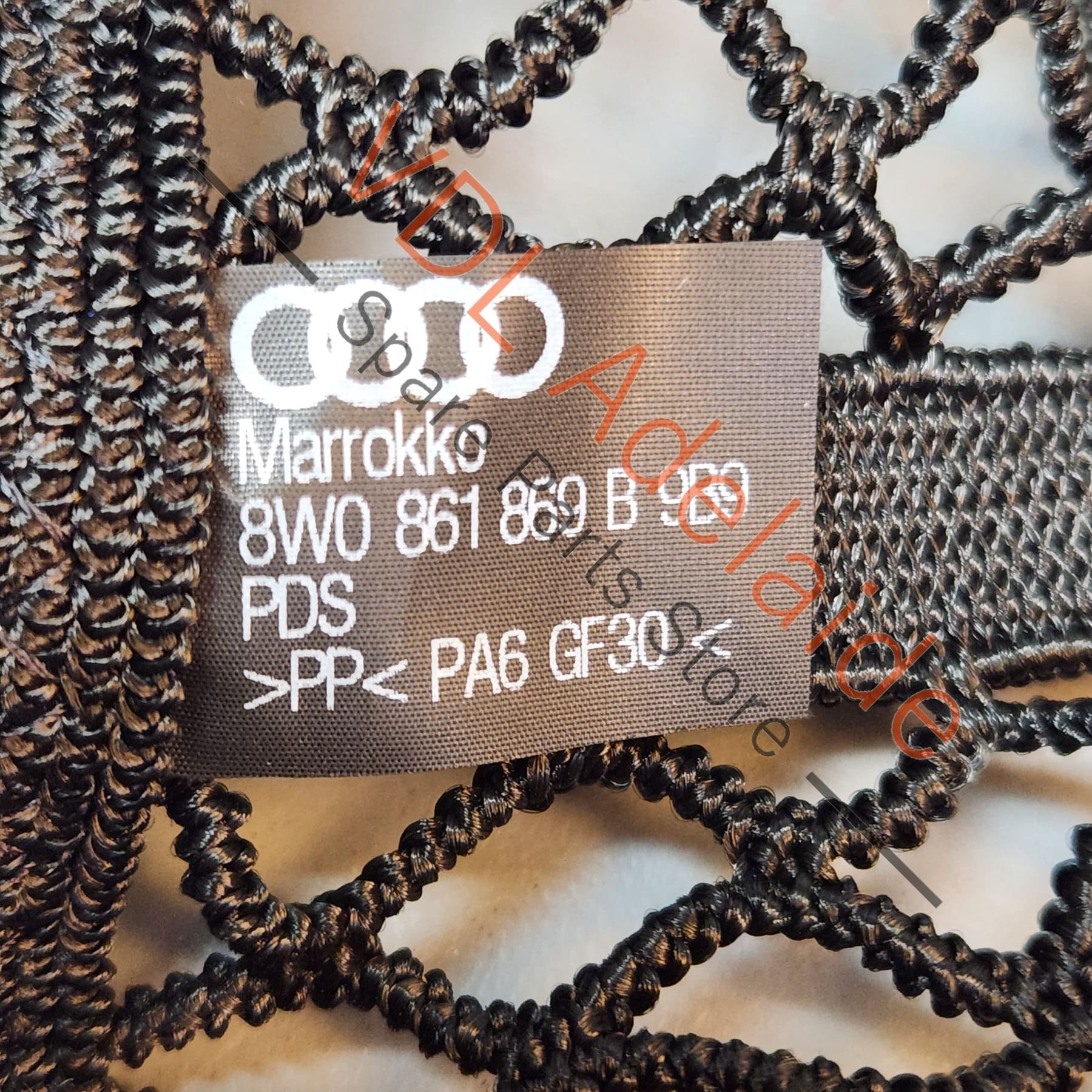 Audi Genuine Accessory Luggage Stretch Net for Cargo Boot Trunk 8W0861869B 9B9 - Image 3