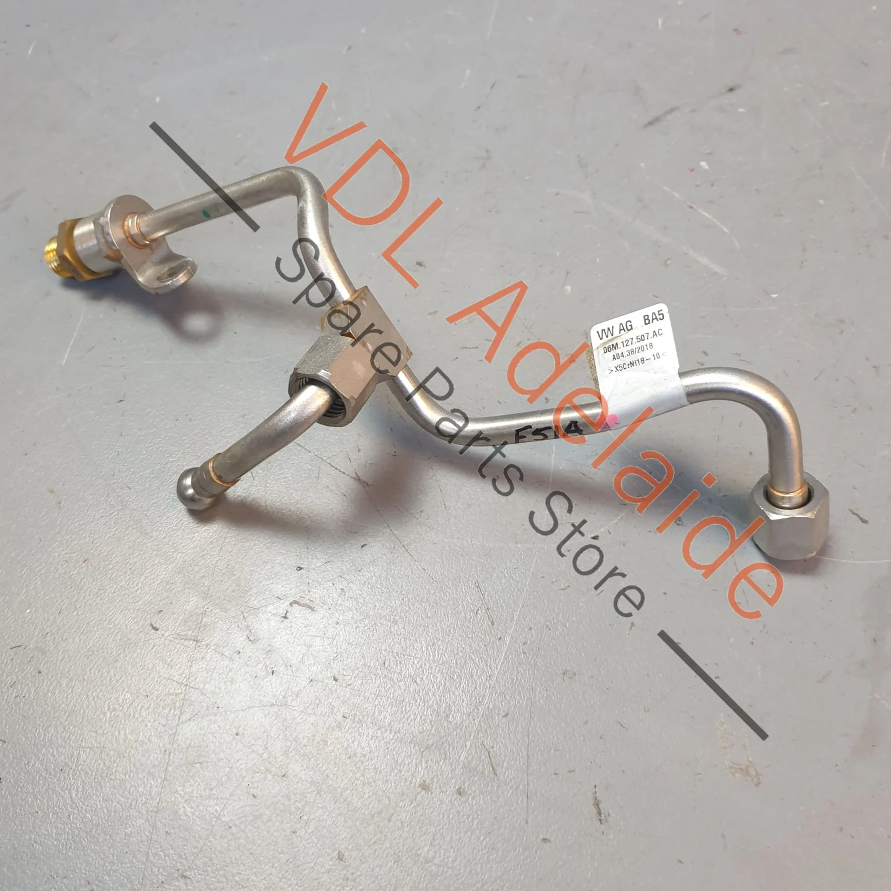Audi RS4 RS5 High Pressure Fuel Supply Line Pipe & Union 06M127507AC 06J127065C - Image 7