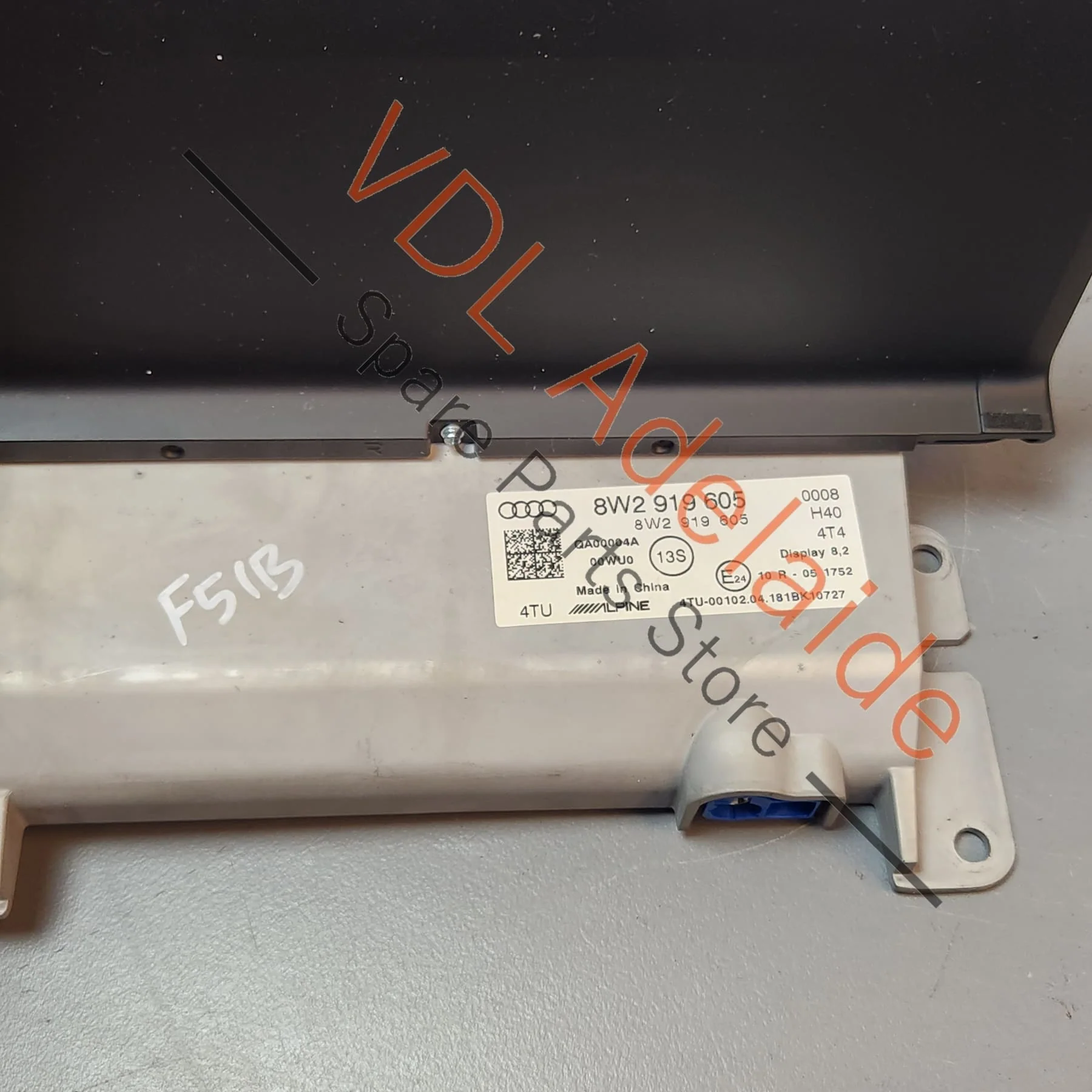 Audi A4 B9 A5 F5 HIGH Alpine 8.25in MMI Interface Display 8W2919605 - Image 5