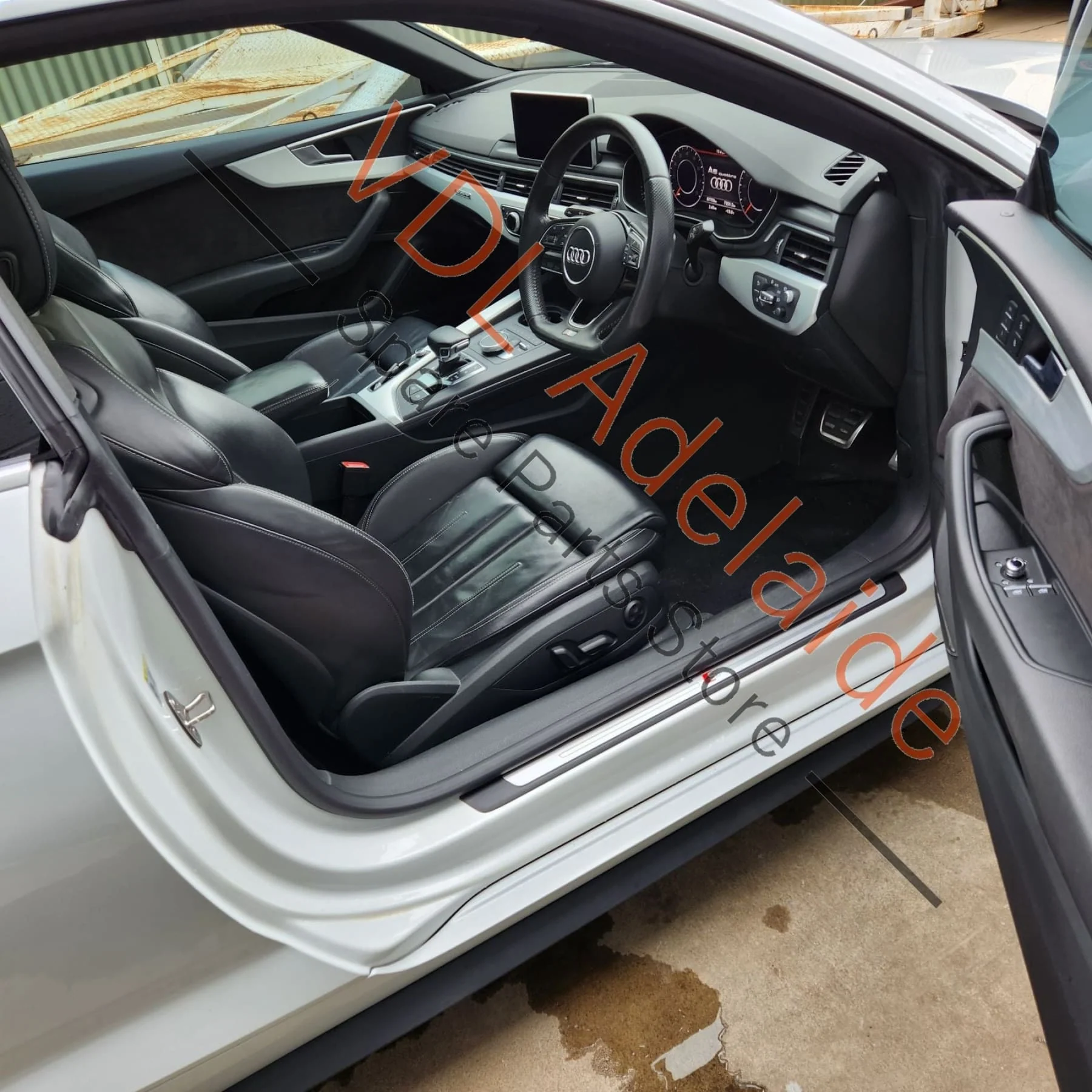 Audi A5 F5 Centre Console Drinks Cup Holder with Fibre Optic Strip Light - Image 3