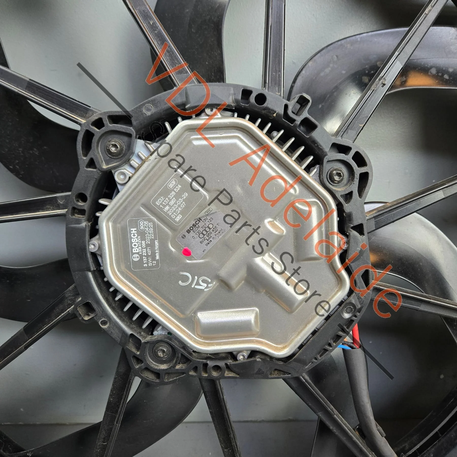 Audi S5 B9 F5 Radiator Fan 8W095945T 8W0121207B 600W 490mm - Image 2