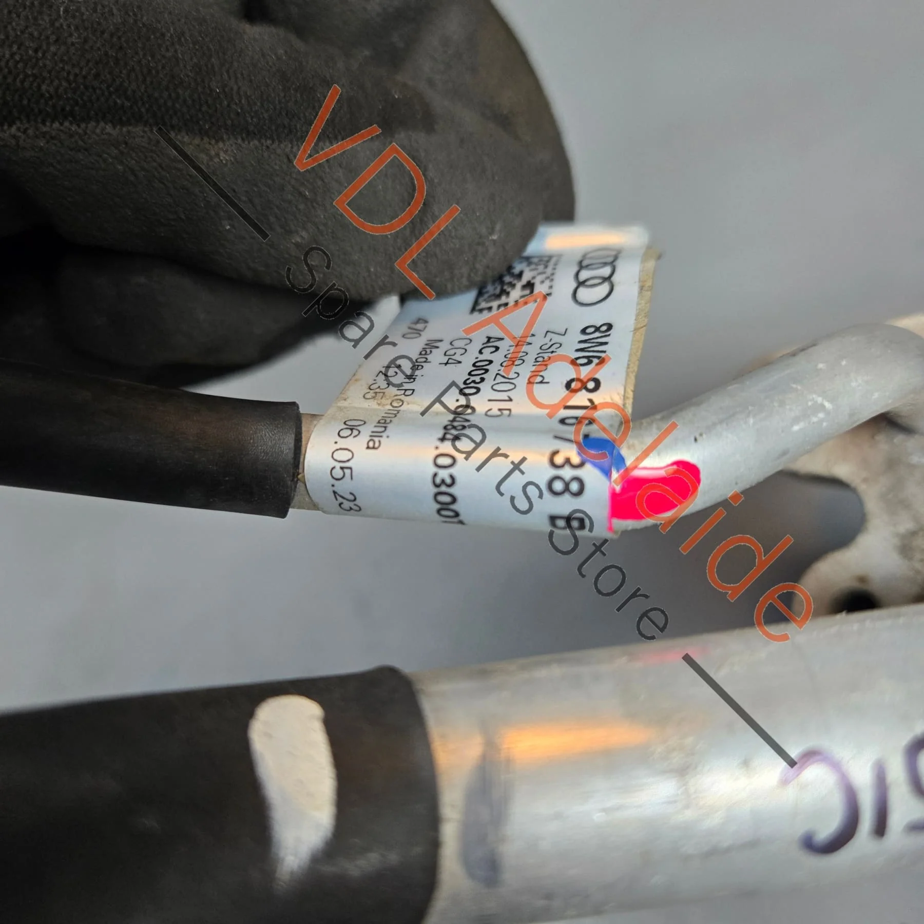 Audi A4 A5 B9 Front Left Air Conditioning Refrigerant Pipe Aluminium 8W6816738B - Image 5