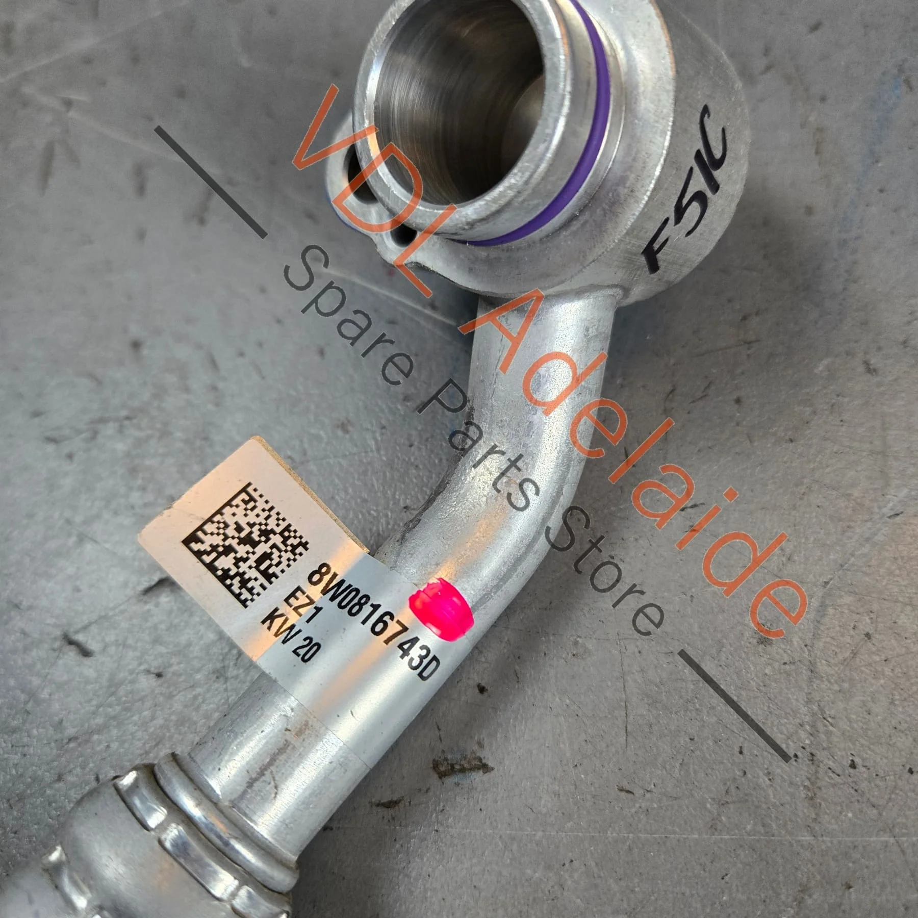 Audi S5 F5 B9 AC Refrigerant Gas Hose Line Pipe 8W0816743D - Image 4