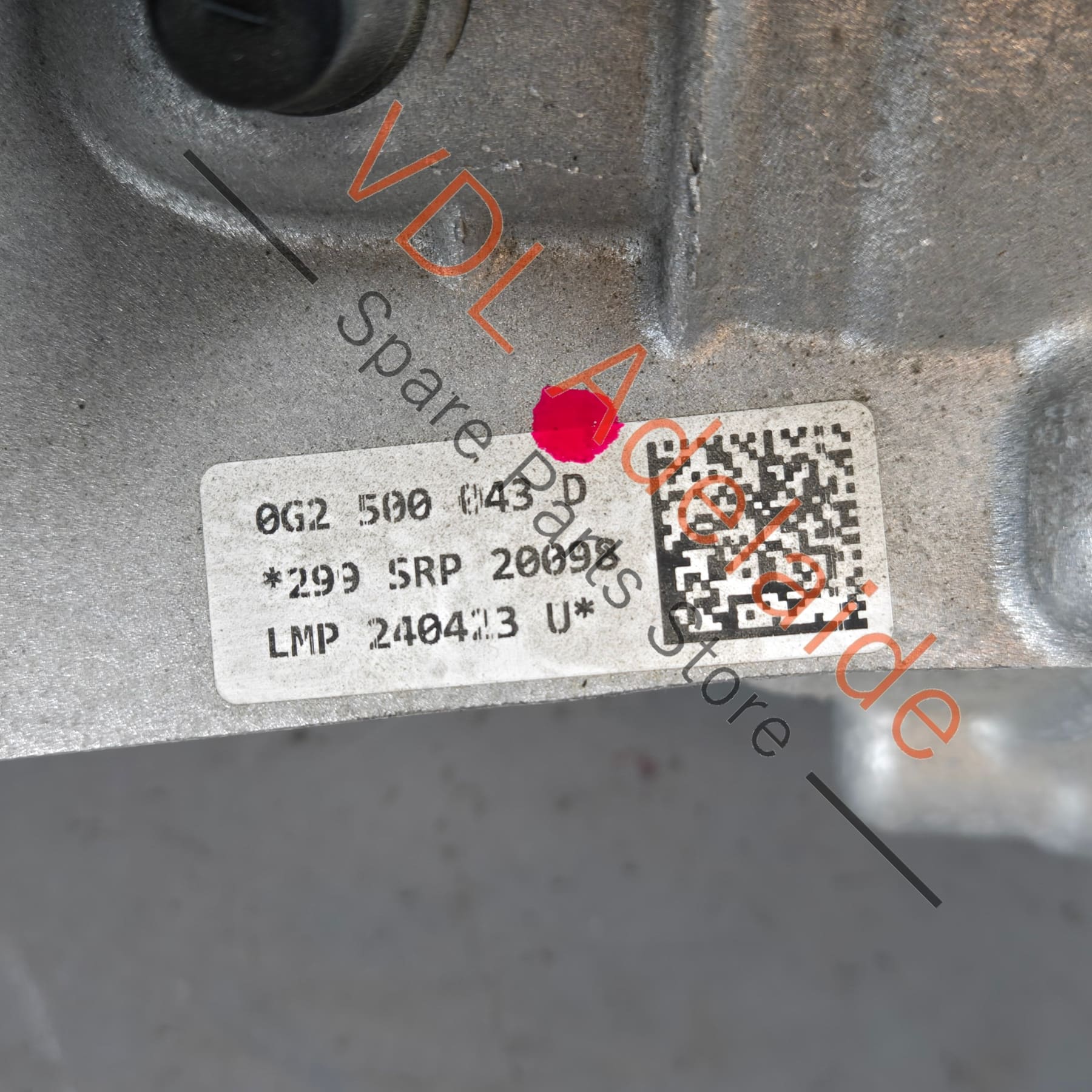Audi S4 S5 SQ5 A8 Rear Differential Diff 0G2500043D SRP 43:13 - Image 3