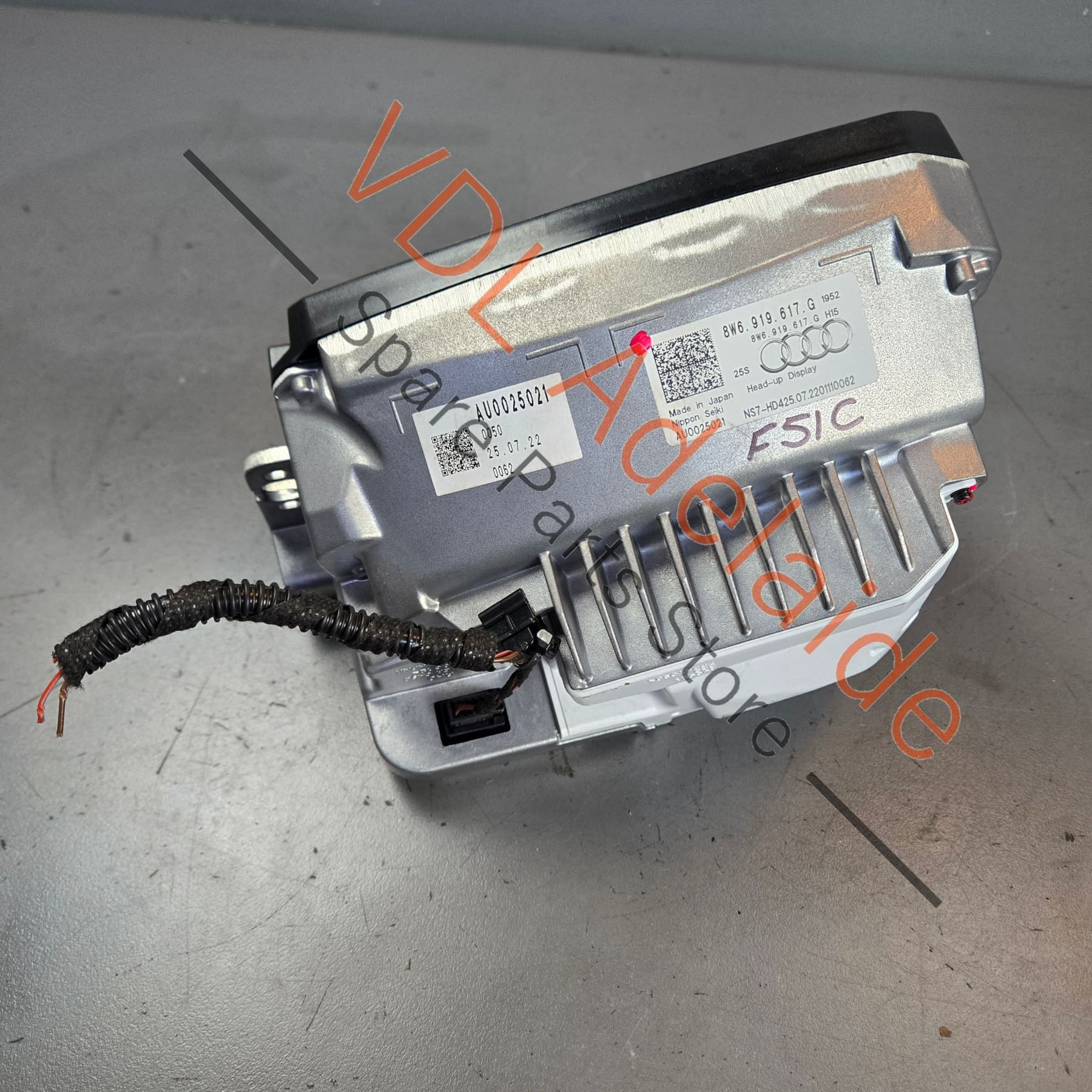 Audi S5 B9 Heads Up Headsup Dashboard Display Screen 8W6919617G - Image 5