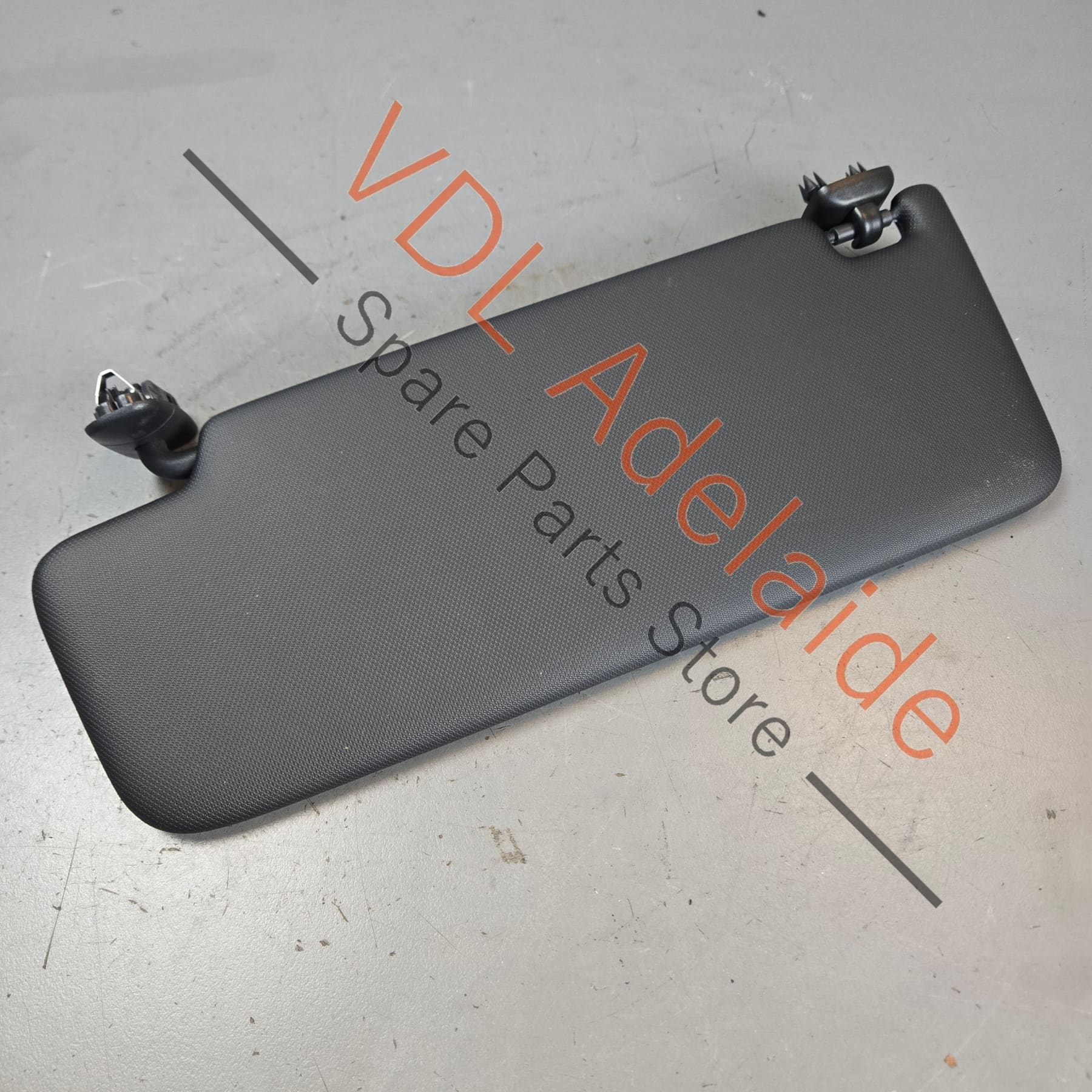 Audi Q5 A5 A4 Right Side Drivers Sun Visor Black 8W0857552P 7C0 8W0857552AL 7C0 - Image 3