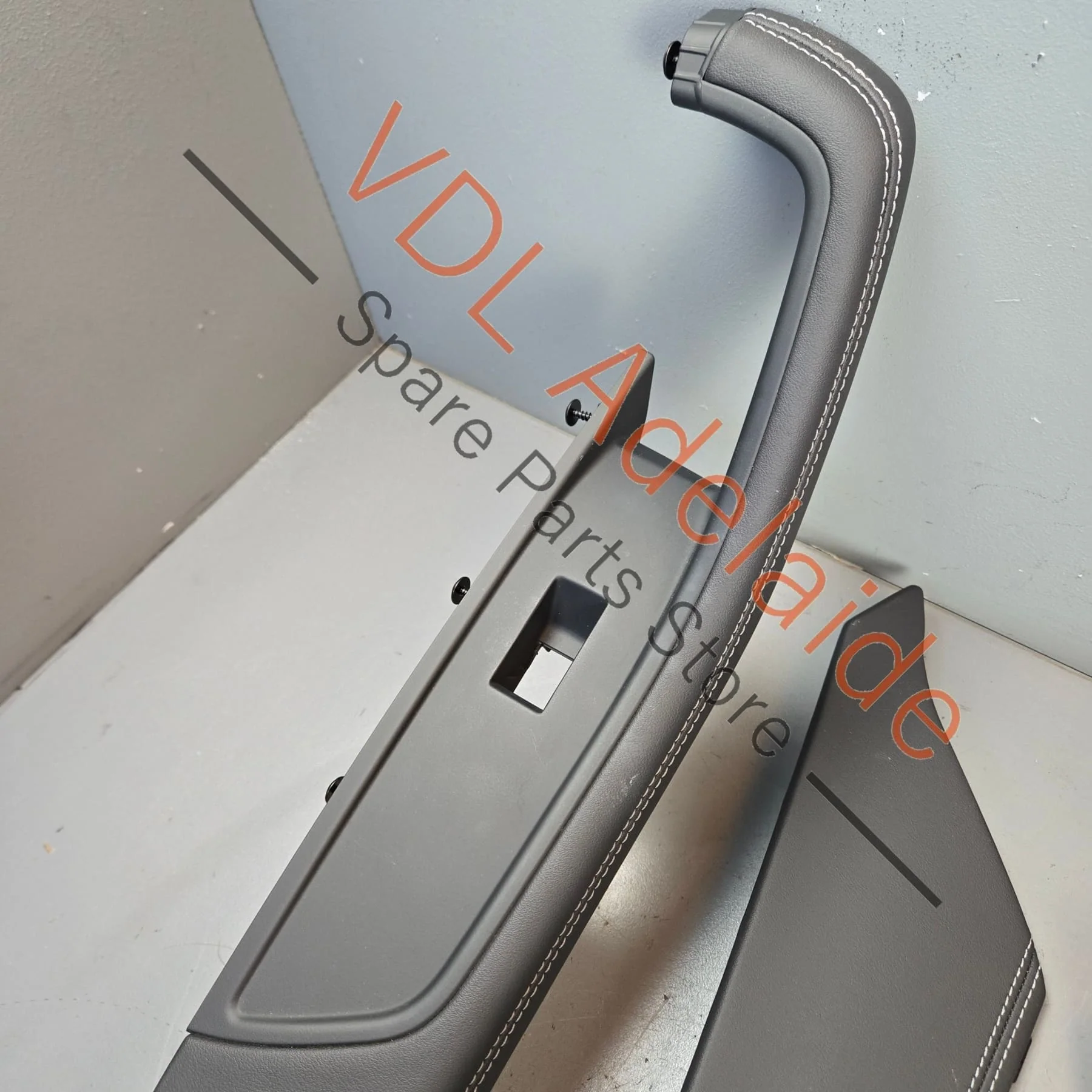 Audi A5 S5 RS5 Coupe Black Leather Upgrade White Stitch Centre Console and Door Handle Arm Rest Trim Set 8W2863305A KND 8W6867173A KND - Image 5