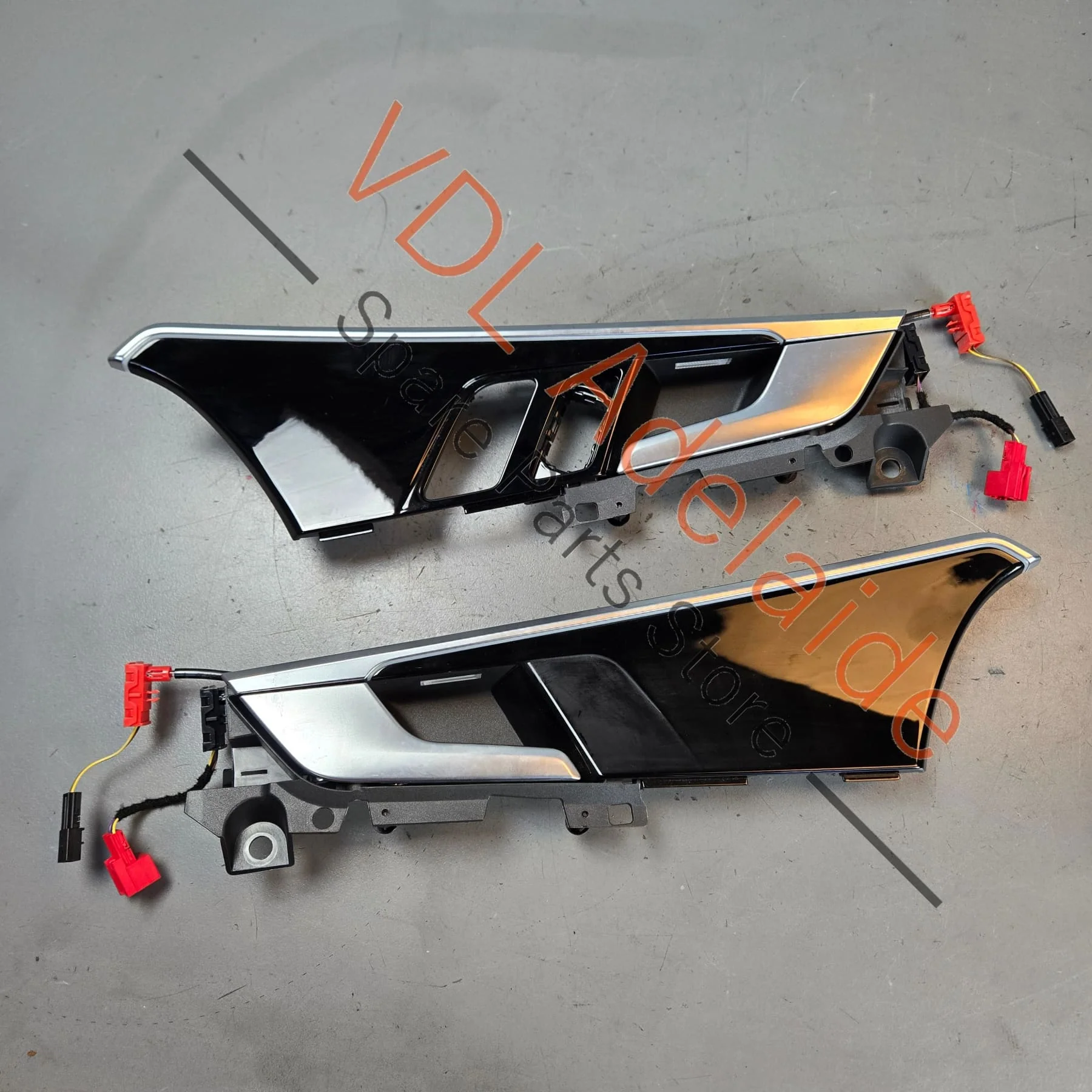 Audi A5 S5 Pair of Illuminated Interior Door Trim Inserts with Fibre Optic Light Colour Change 8W6959517G V58