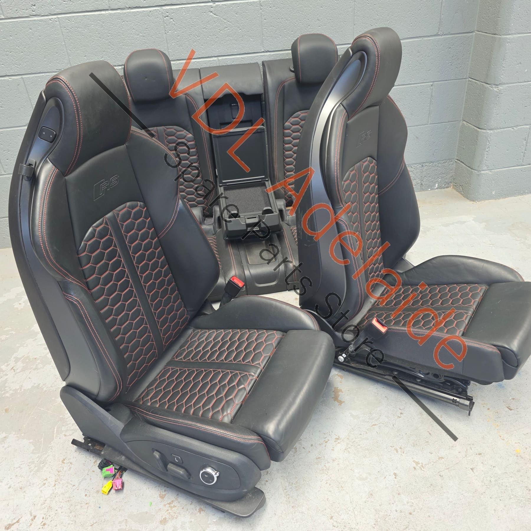 Audi RS5 Set of Diamond Stitched Leather Seats F5 B9 2016-2023 - Image 3
