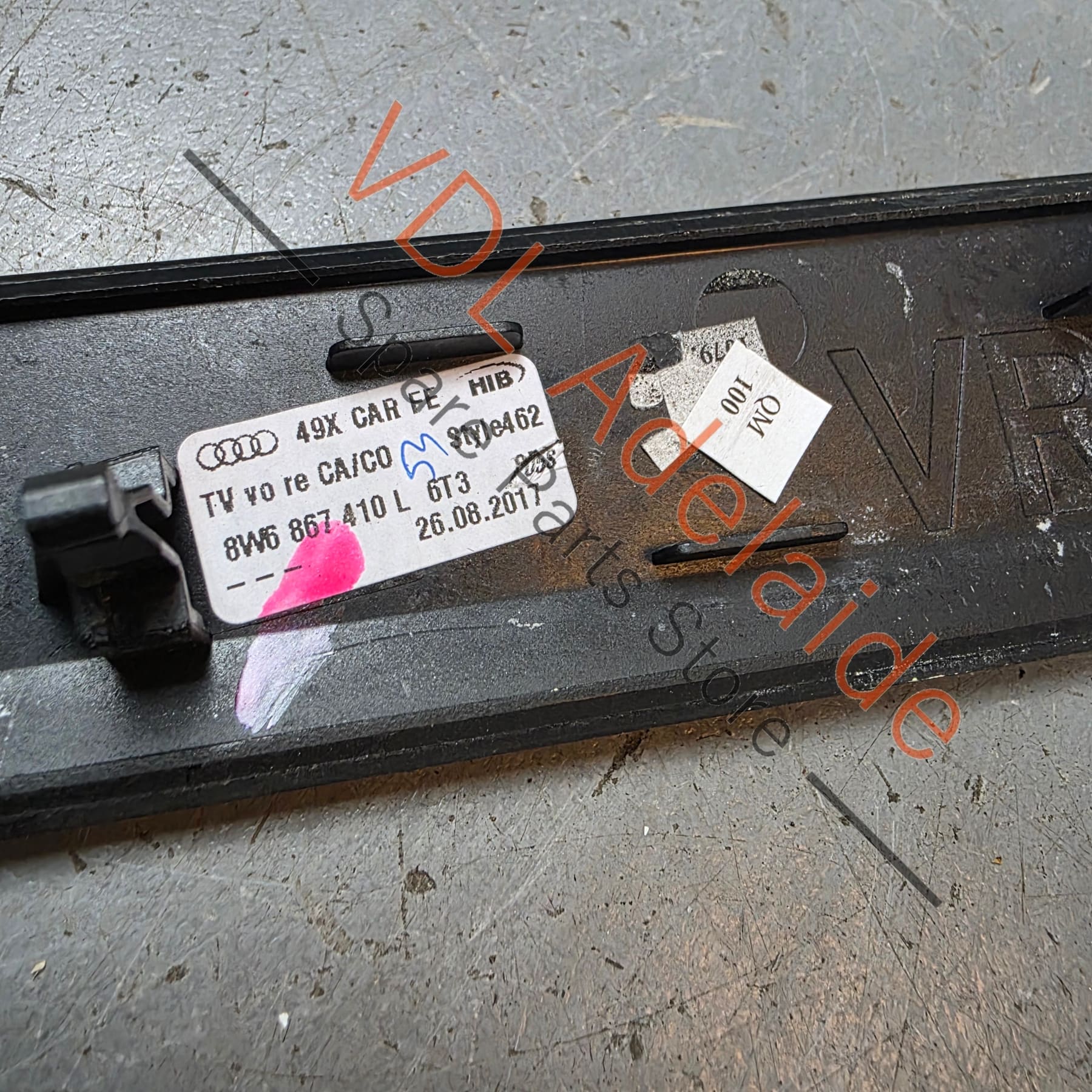 Audi A5 S5 RS5 F5 B9 Carbon Fibre Interior Door Trim Insert 8W6867410L6T3 Right suit 2dr - Image 4