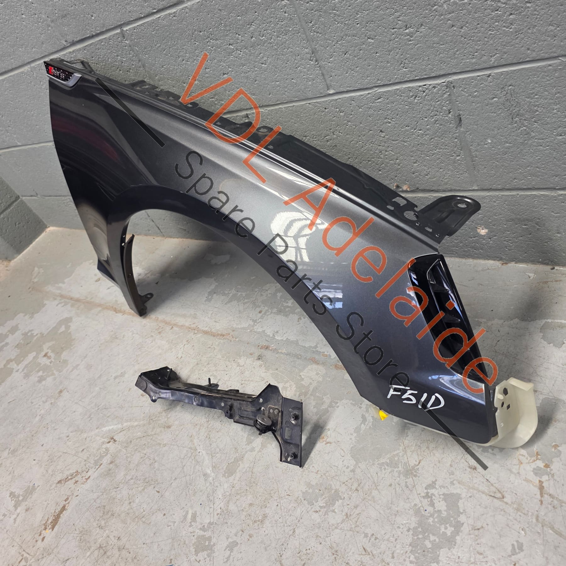 Audi RS5 B9 F5 2016-2023 Right Front Fender Mudguard Quarter Panel 8W6821022A 8W6853173T94 Daytona Grey Pearl LZ7S/6Y/Z7S - Image 2