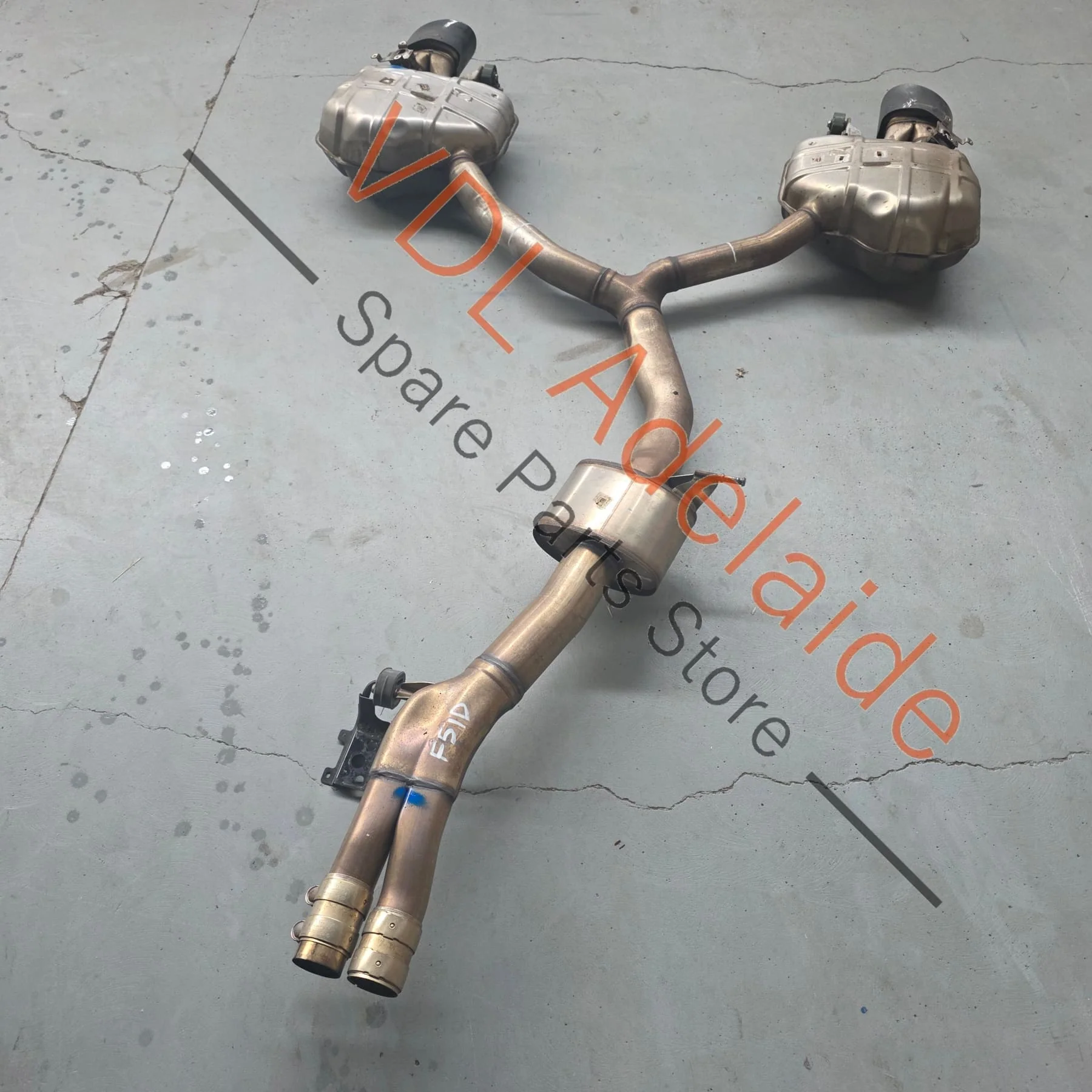 Audi RS5 F5 B9 Exhaust incl Rear Muffler and Tips - Image 4