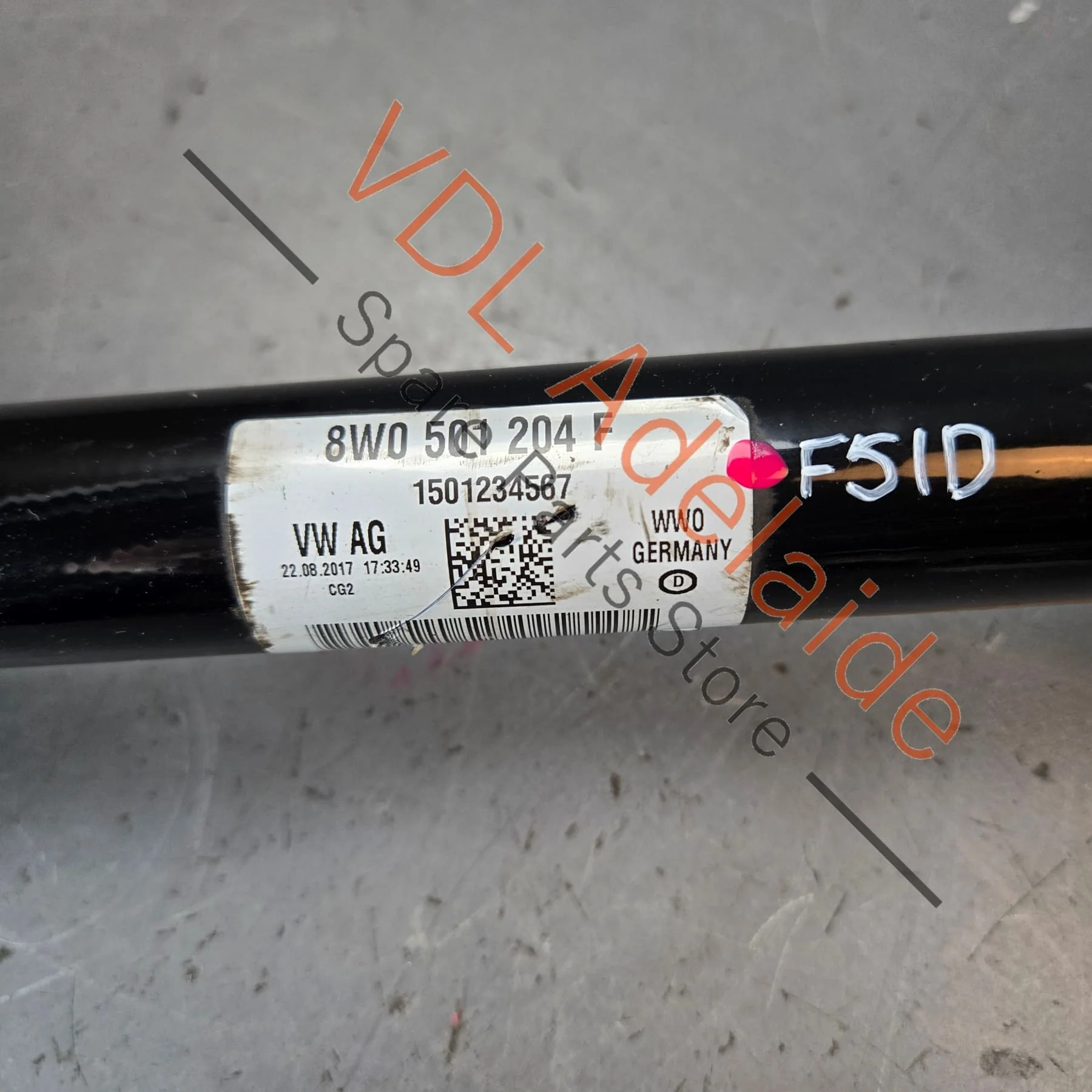 Audi A4 S4 RS4 Quattro Rear Axle Driveshaft CV 8W0501203E - Image 2