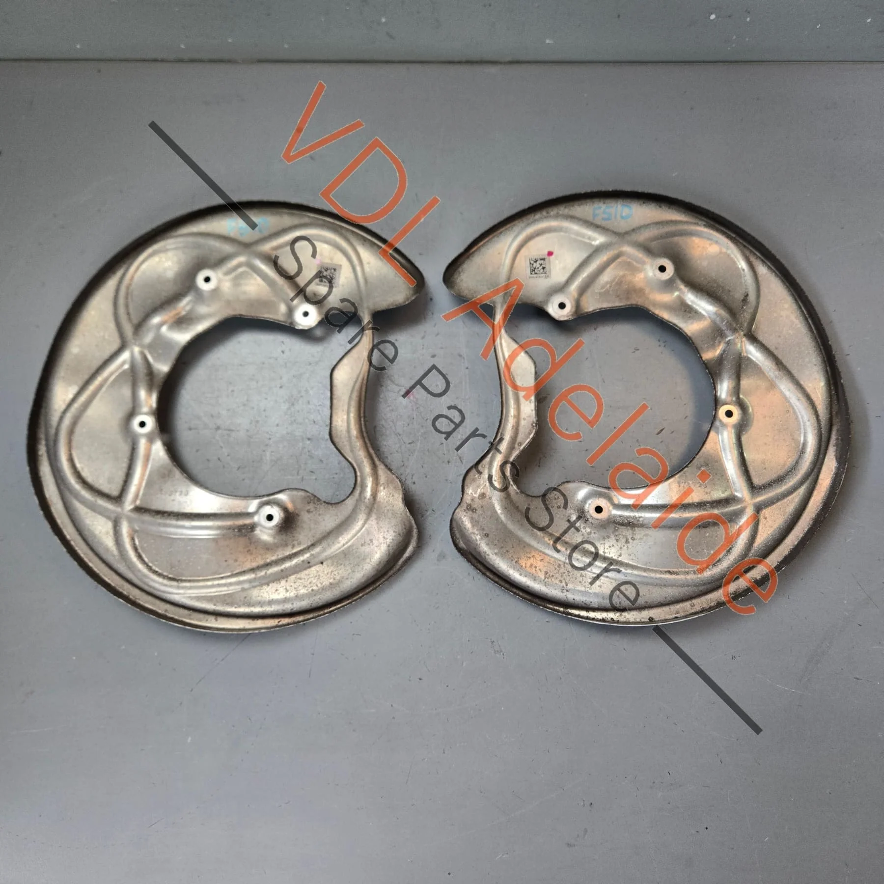 Audi A4 S4 RS4 B9 Rear Brake Dust Shield Cover Pair 8W0615611A 8W0615612A