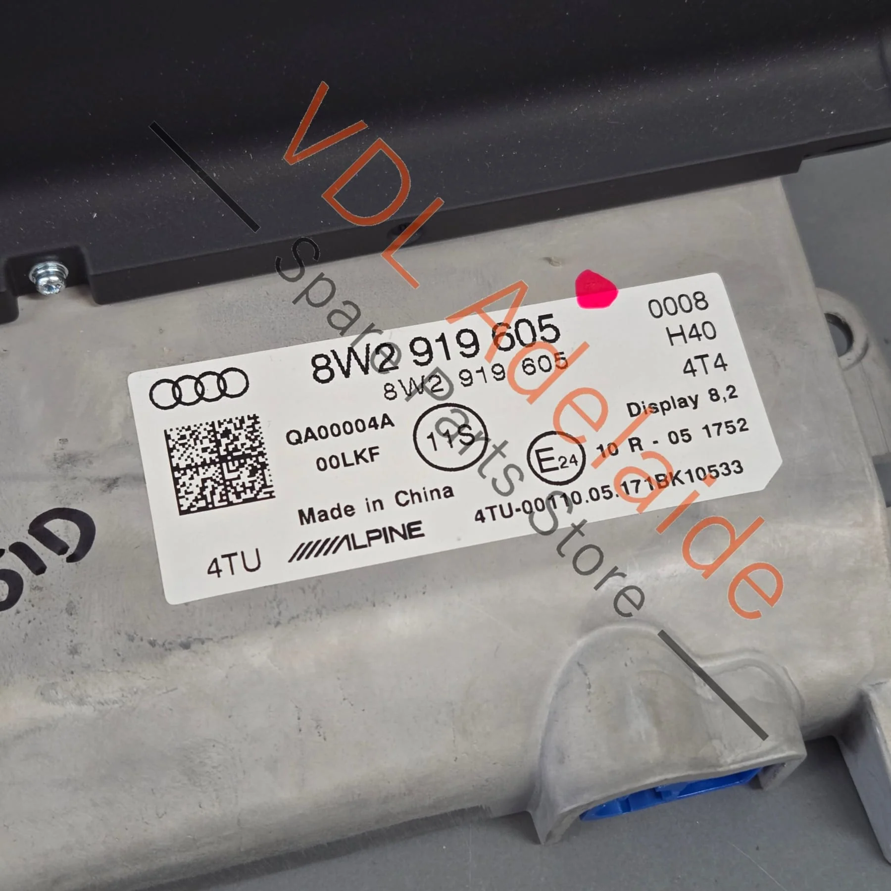 Audi A4 B9 A5 F5 HIGH Alpine 8.25in MMI Interface Display 8W2919605 - Image 3