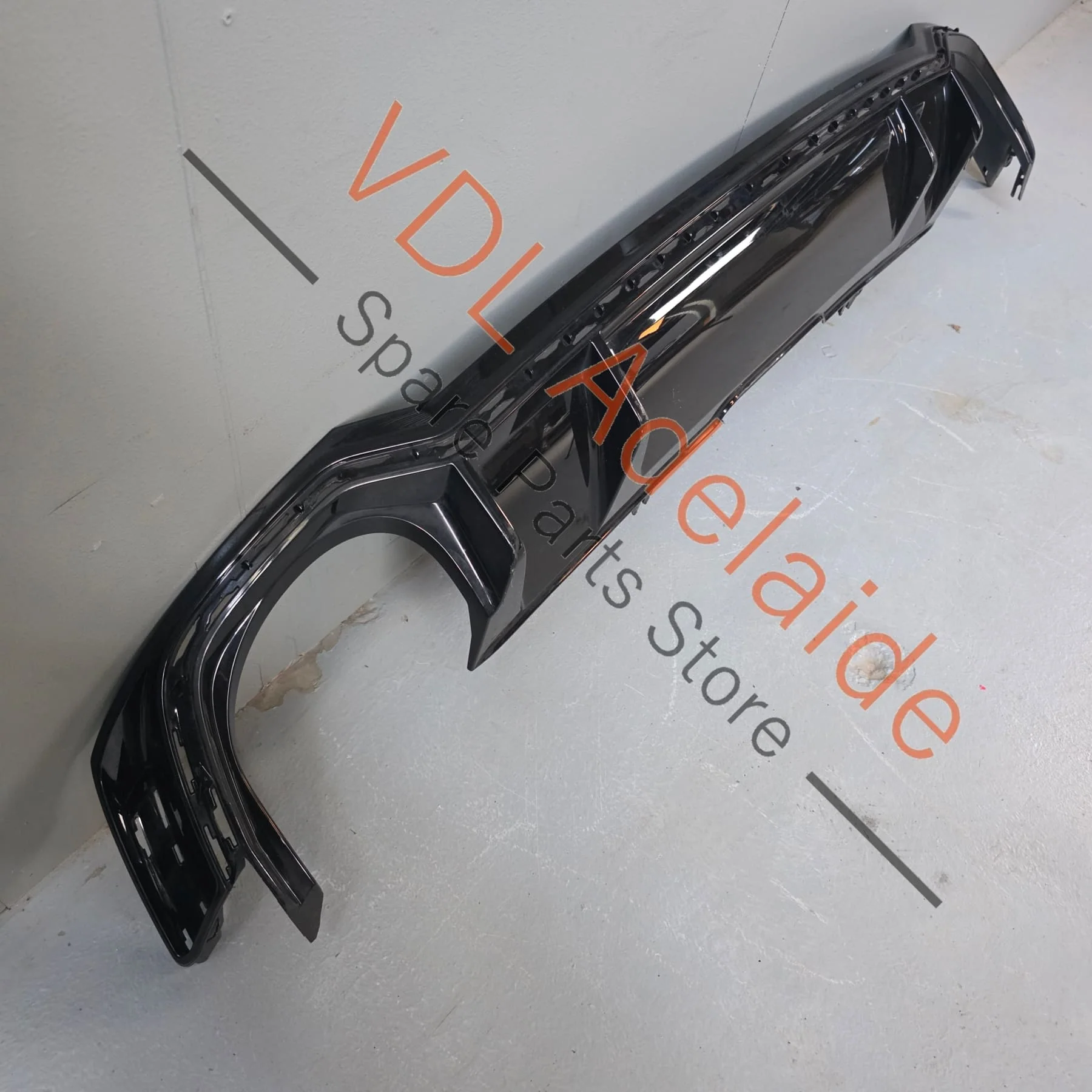 Audi RS5 B9 Rear Lower Diffuser Gloss Black 8W6807521AE T94