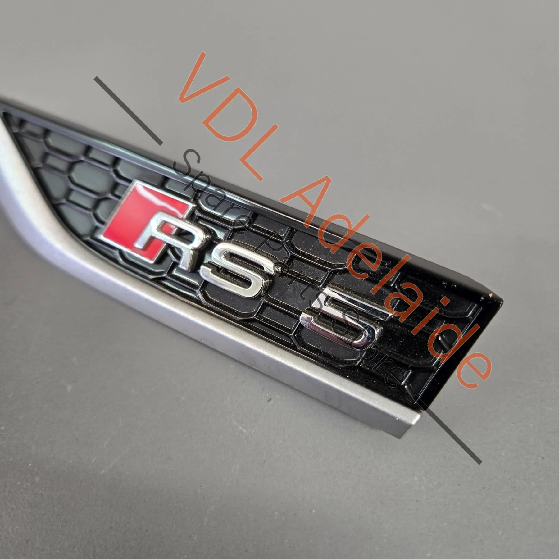 Audi RS5 Left Front Fender Badge Emblem 8W6853601D PUZ - Image 3